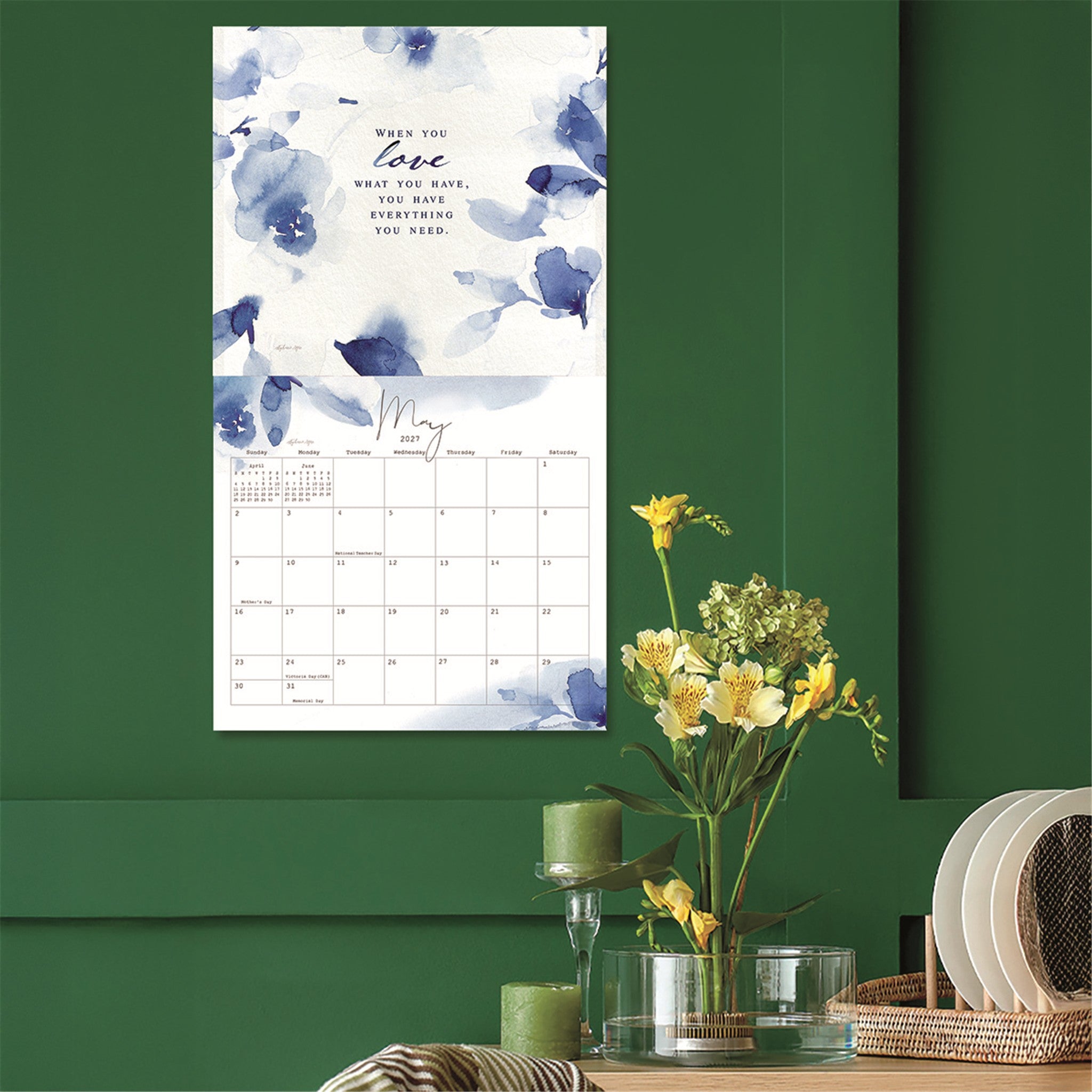 Gratitude Special Edition 2027 Wall Calendar