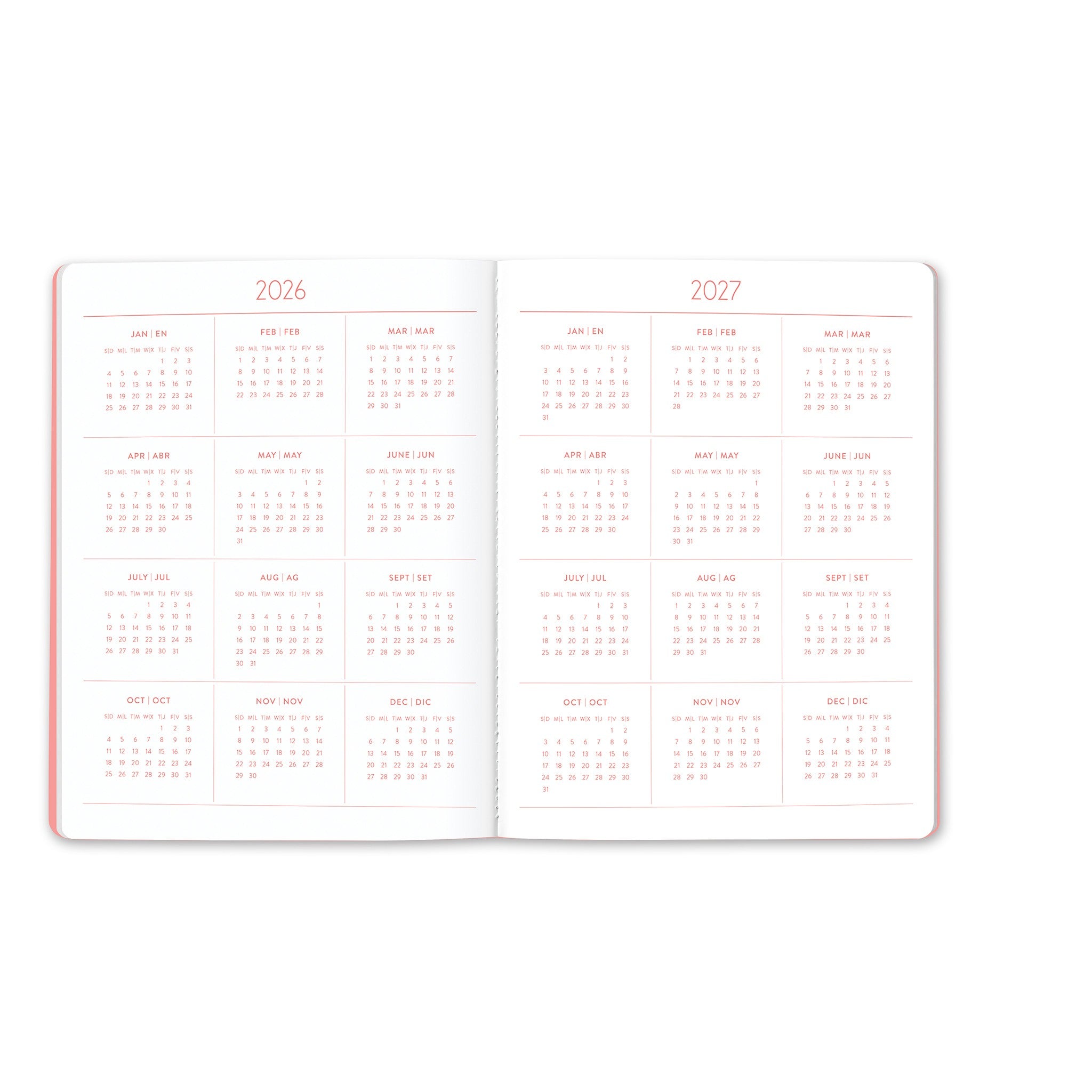 Secret Garden Just Right 2026-2027 Monthly Planner