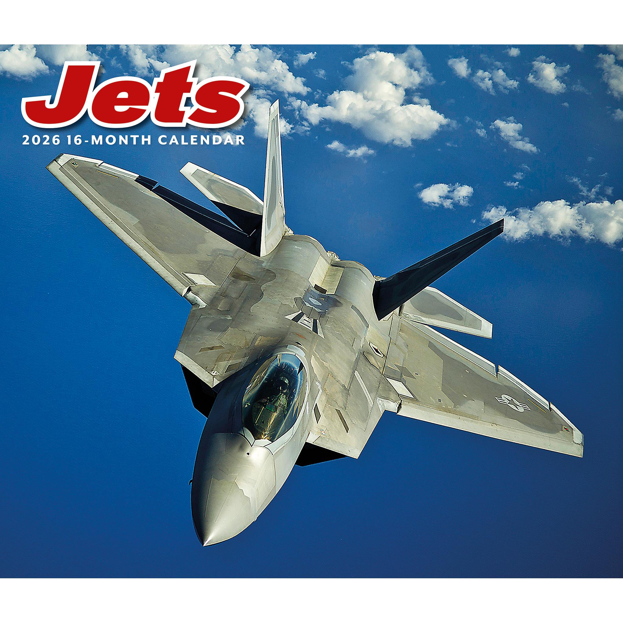 Calendrier mural Jets 2026