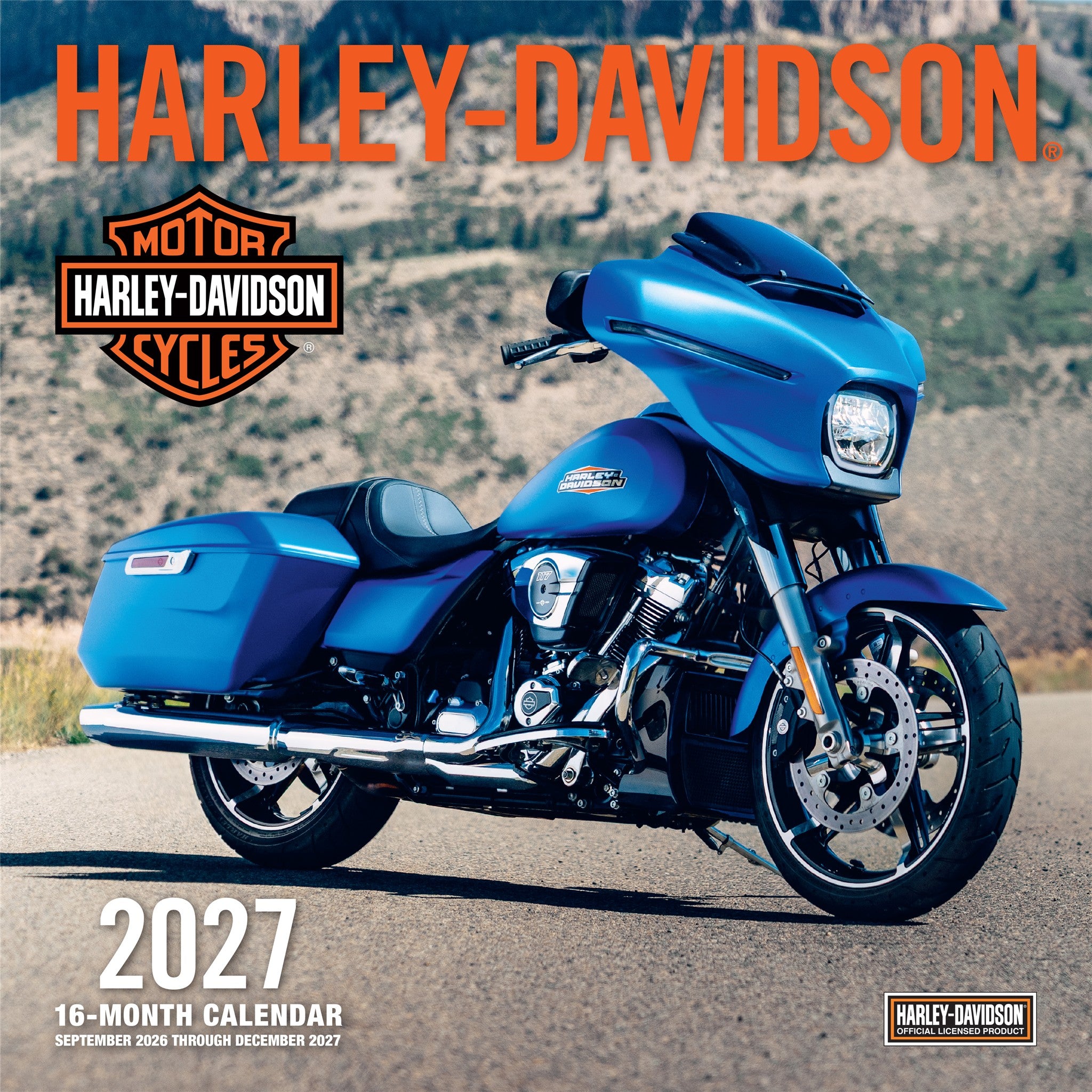 Calendrier mural Harley Davidson 2027