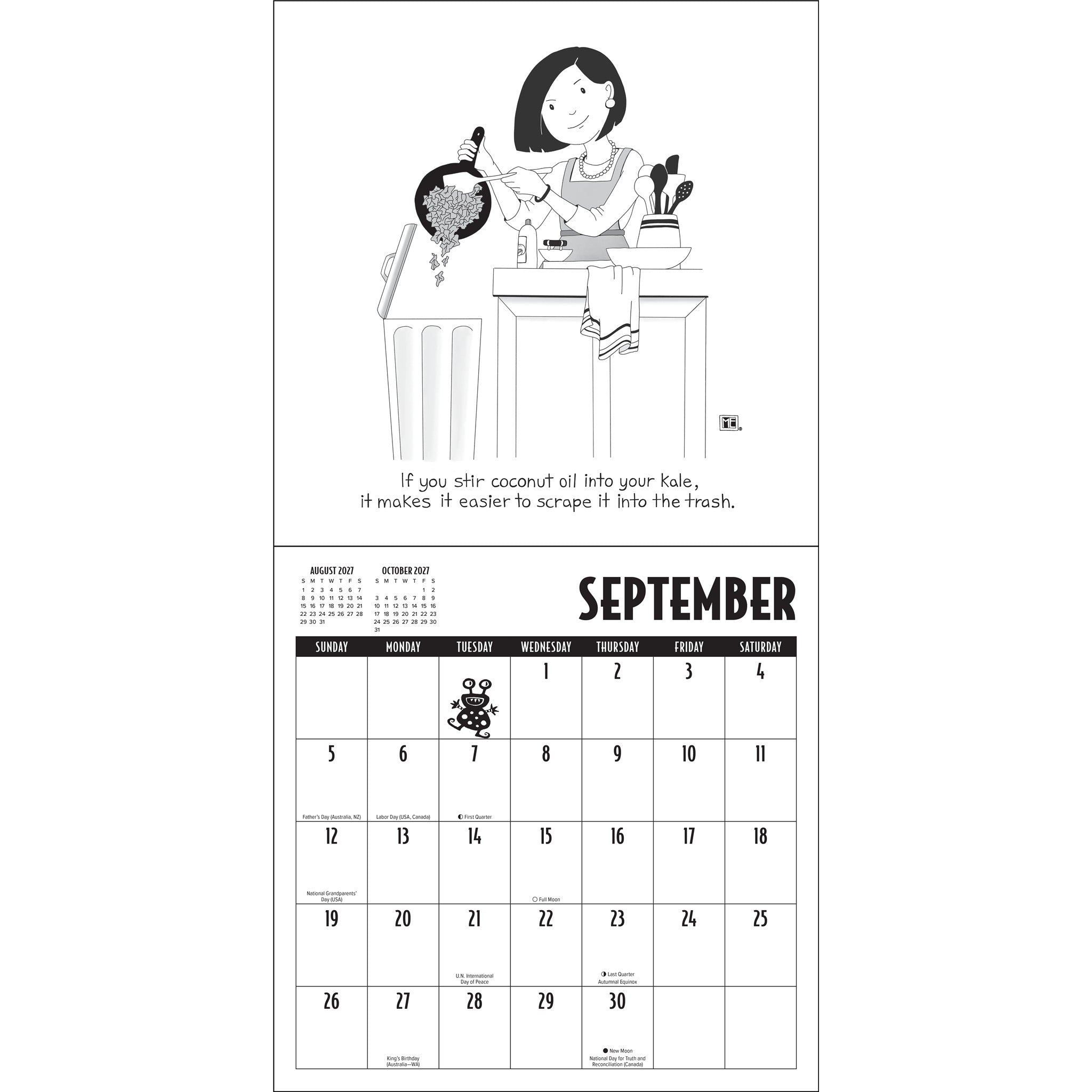 Calendrier mural Mary Engelbreit 2027 – En ligne seulement