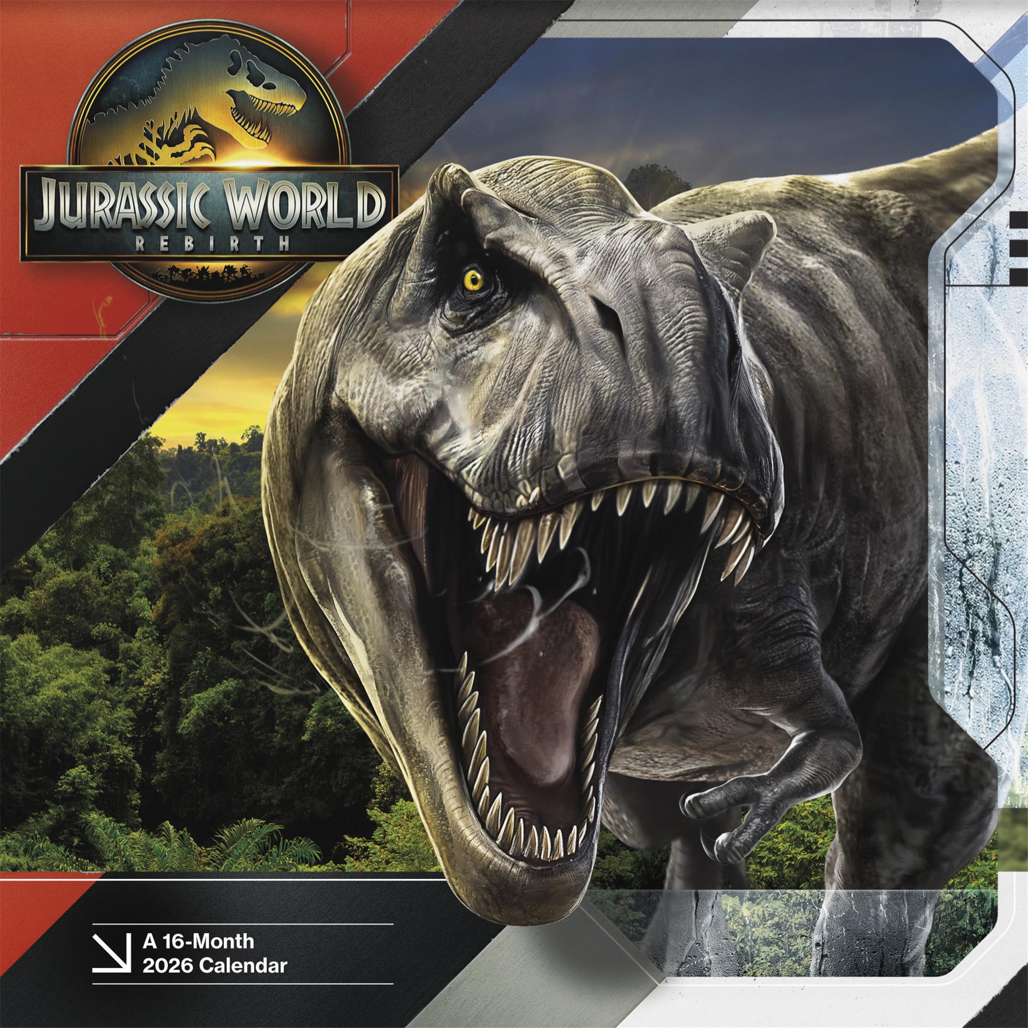 Calendrier Jurassic World Wall 4 2026