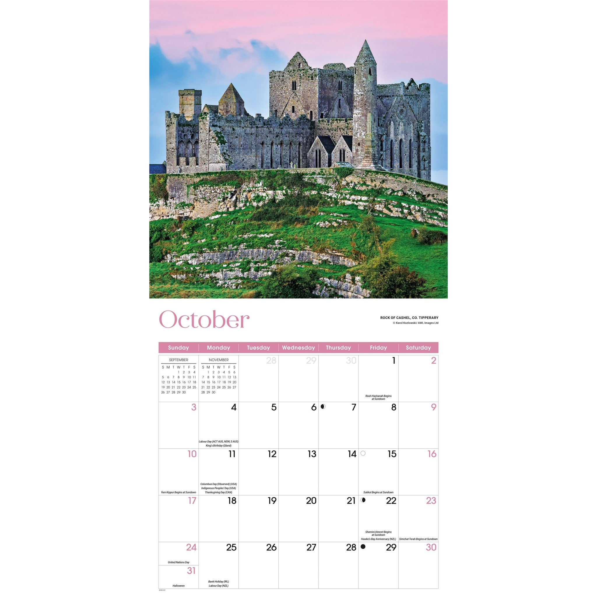 Ireland 2027 Wall Calendar