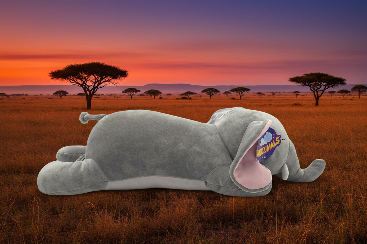 Elephant Snoozimals 20in Plush