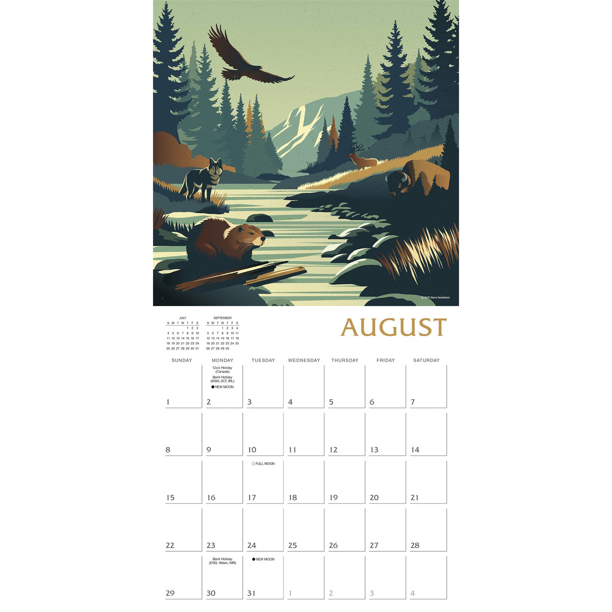 Calendrier Mural La Vie en Montagne 2027 - Exclusivement en Ligne