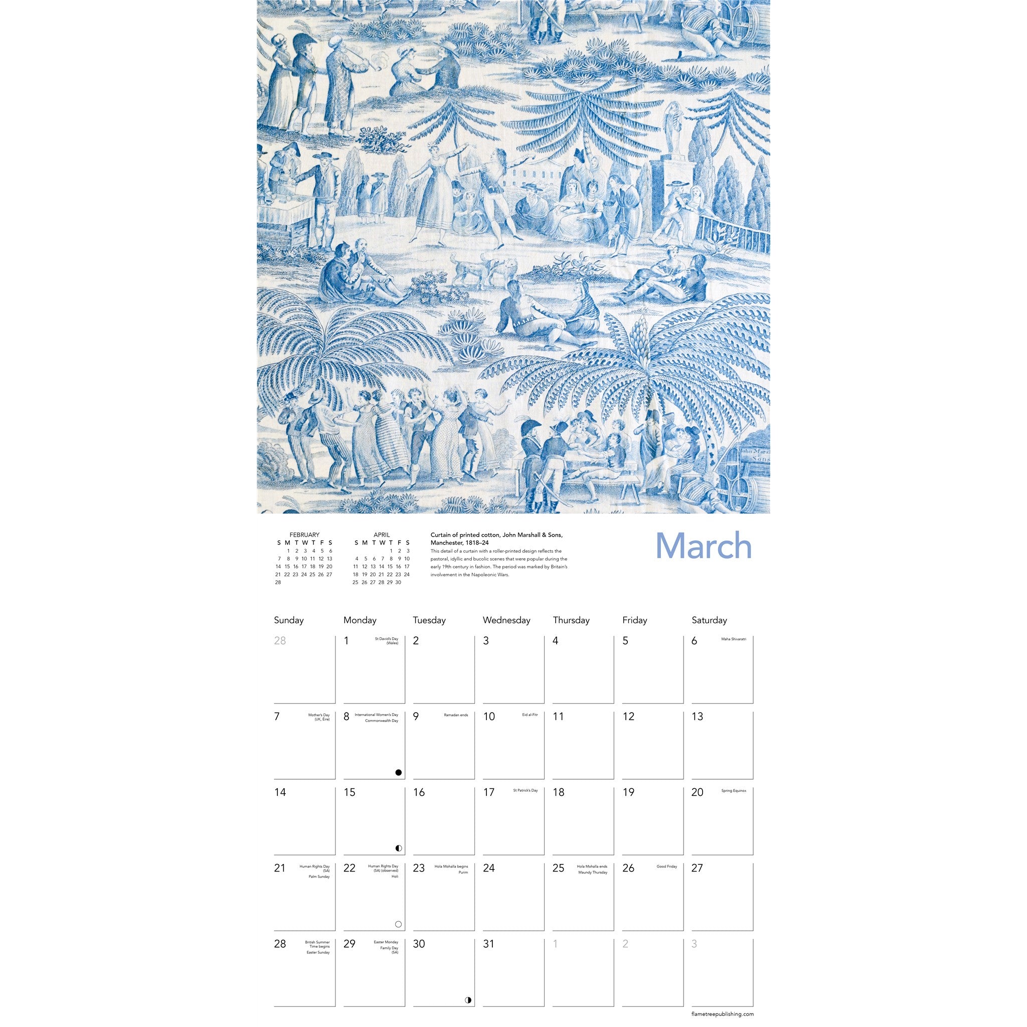 V&A: True Blue 2027 Wall Calendar - Online Only