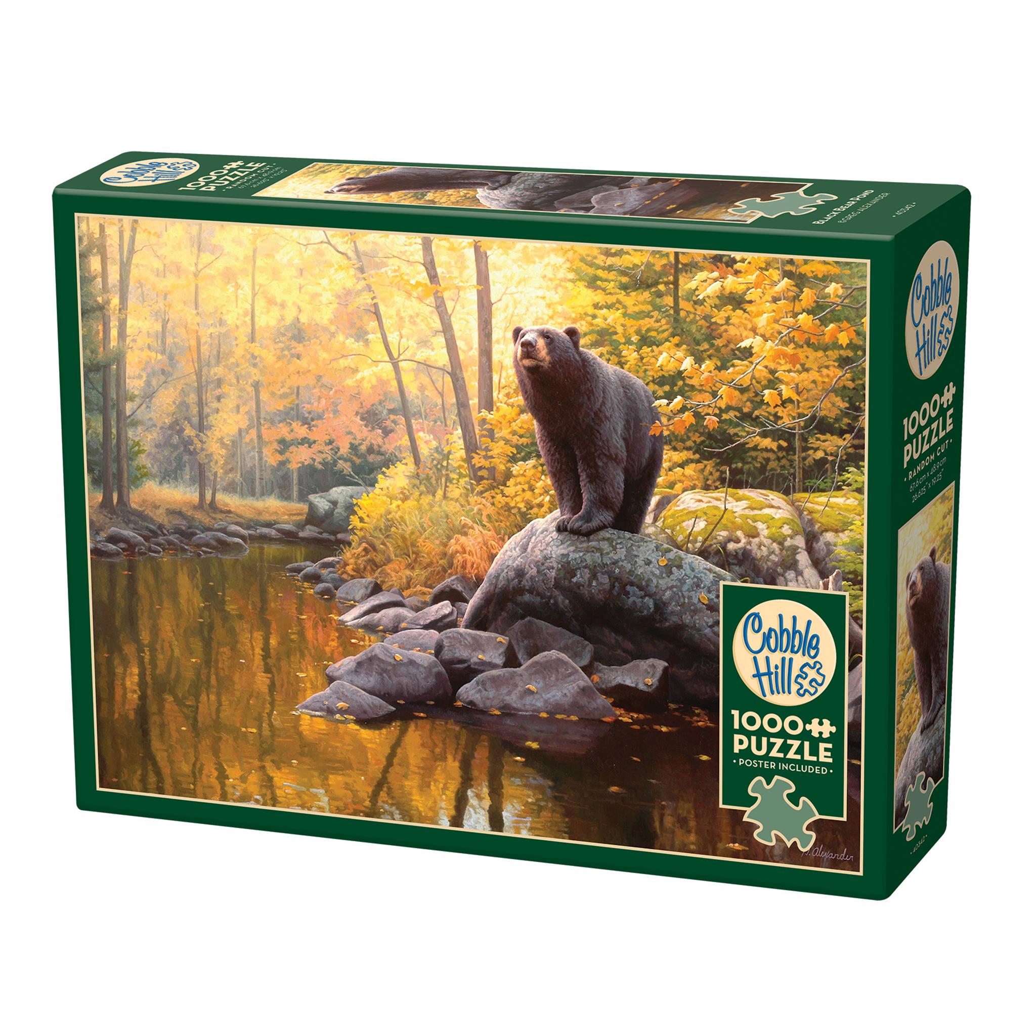 Puzzle exclusif Black Bear Pond de 1000 pièces