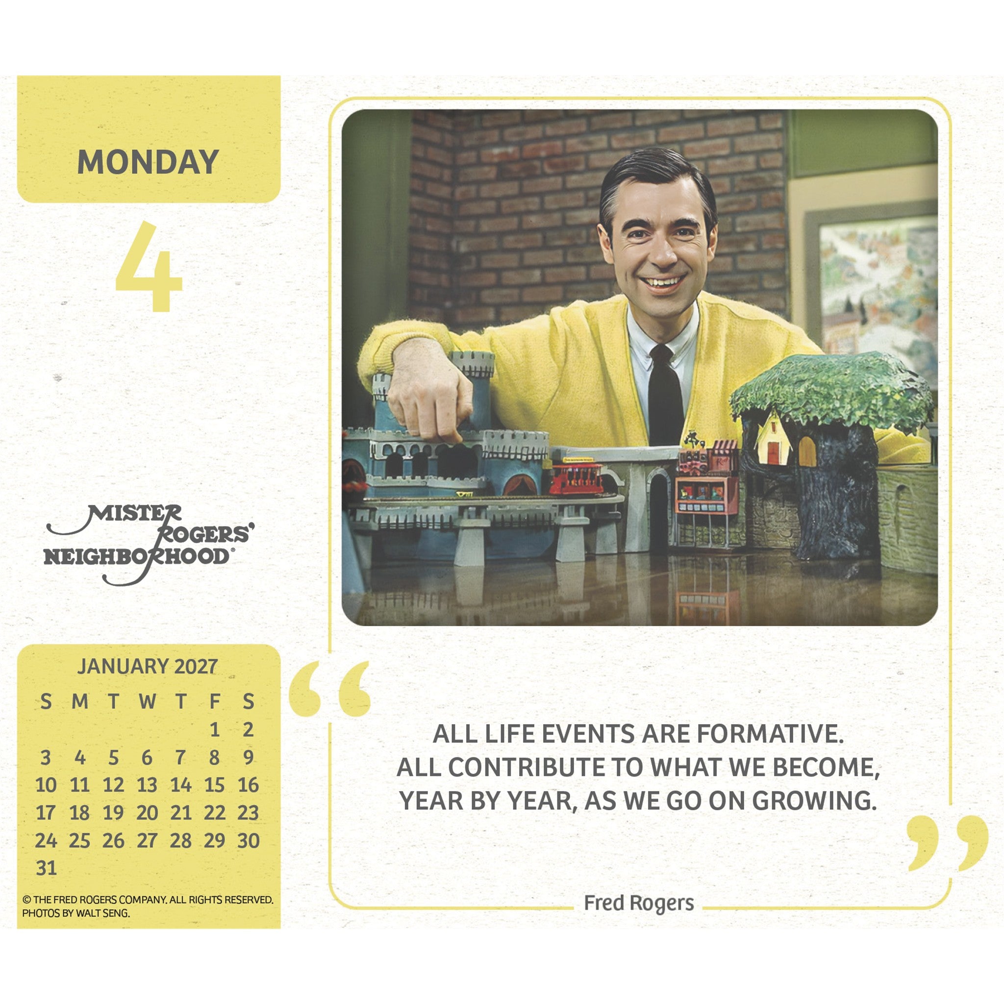 Mister Rogers 2027 Box Calendar - Online Only
