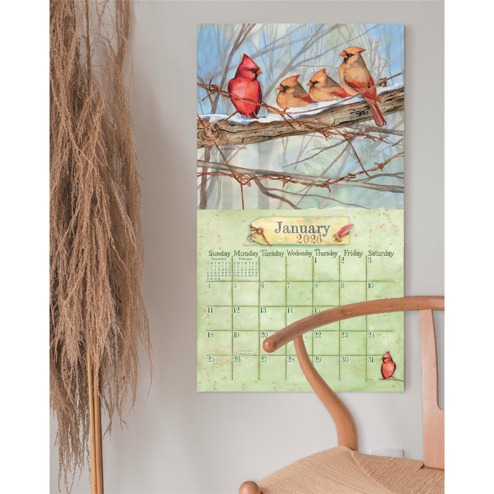 Calendrier mural de luxe 2026 « Outside My Window » - Disponible uniquement en ligne