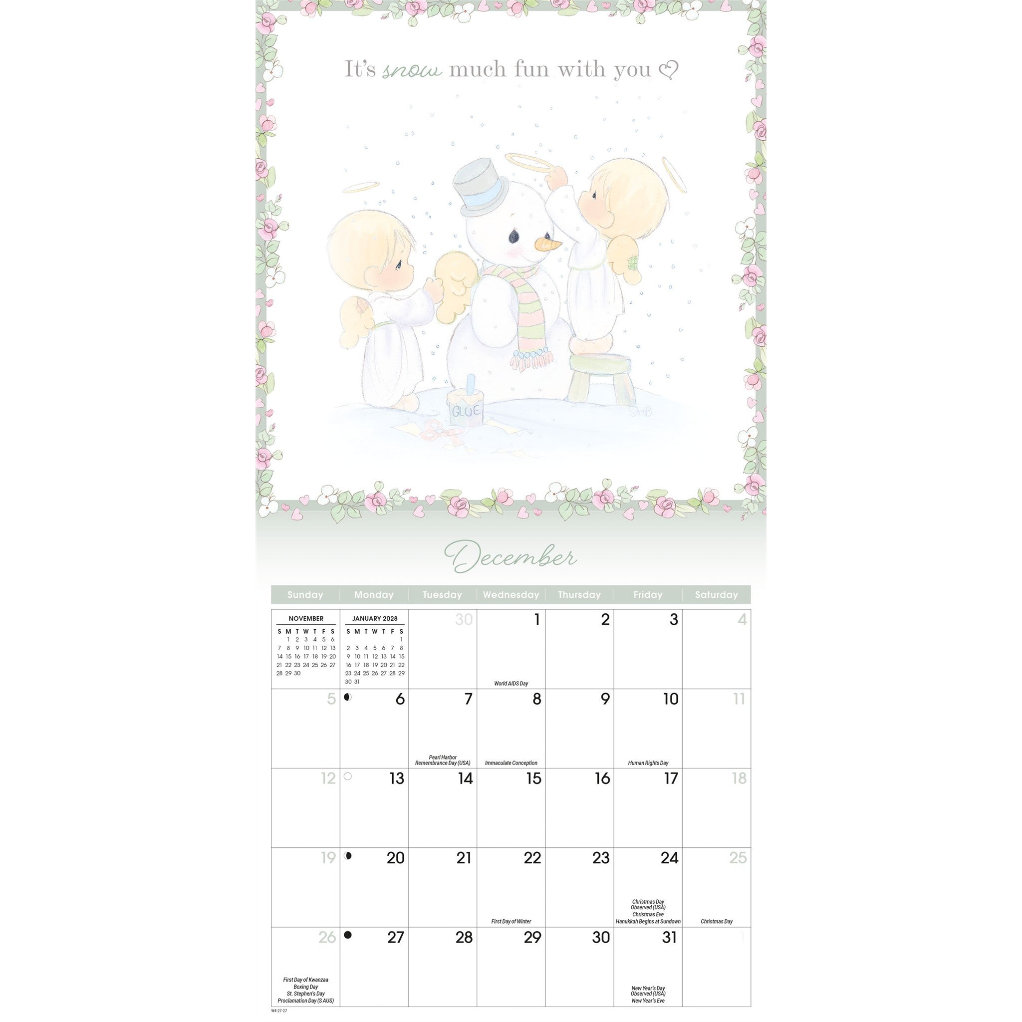 Mini Calendrier Precious Moments 2027