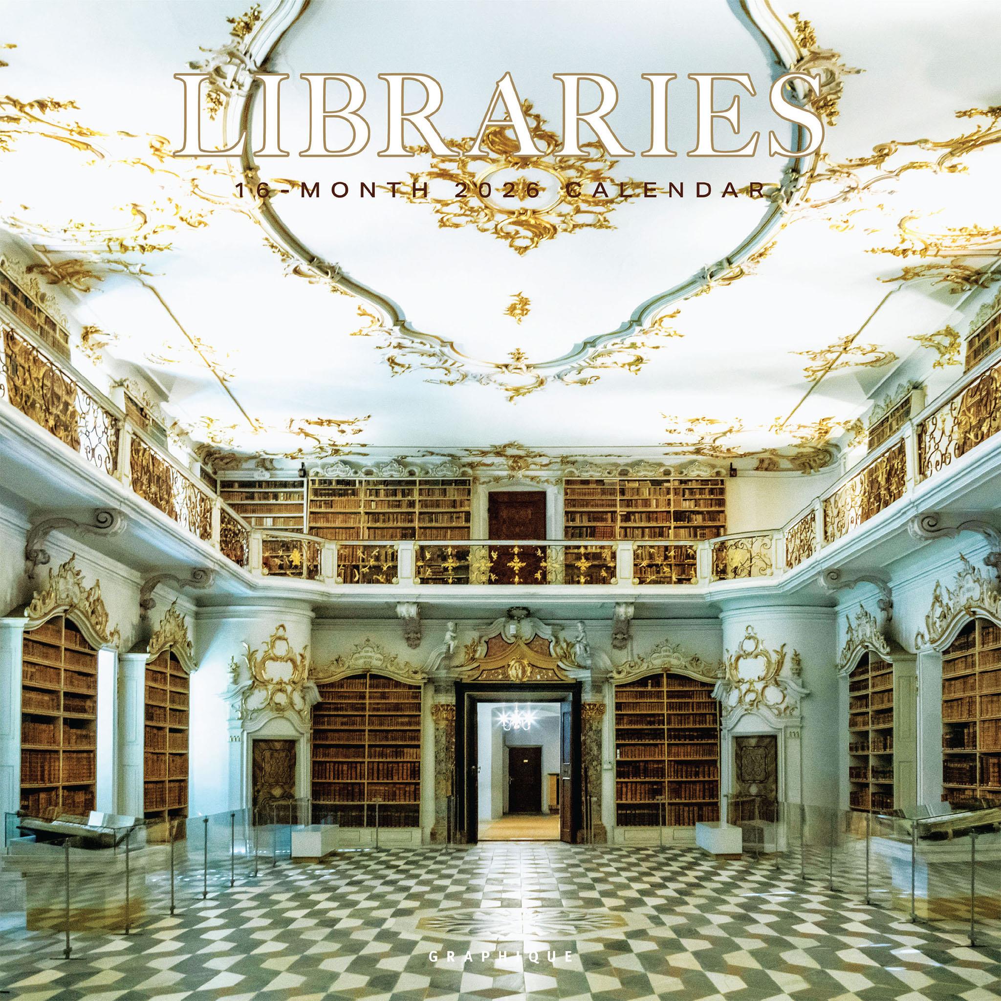 Calendrier mural des bibliothèques 2026