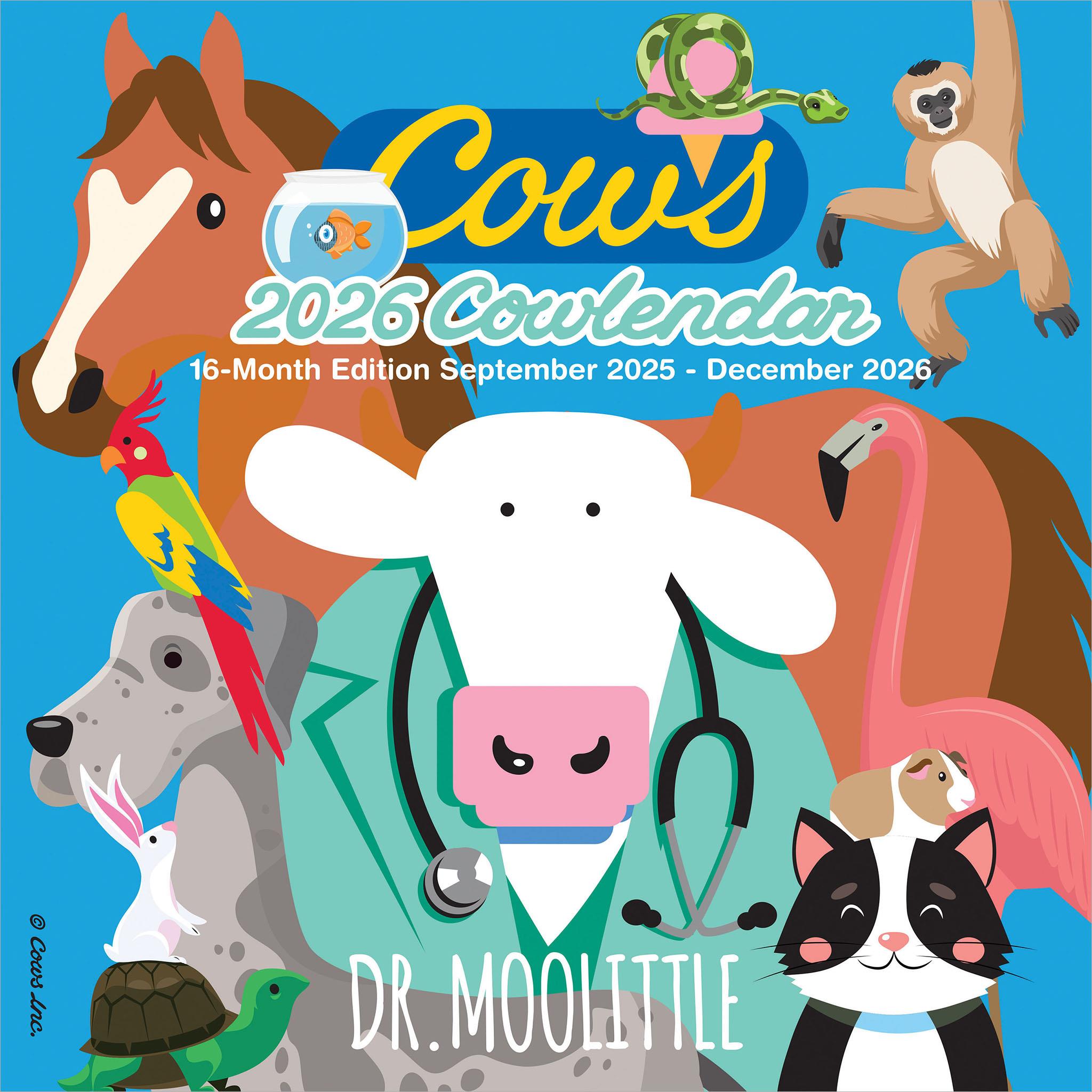 Calendrier mural Cows Creamery 2026