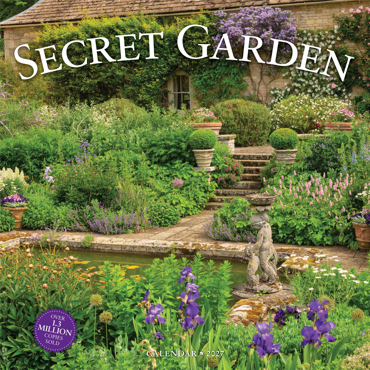 Calendrier mural Jardin secret 2027