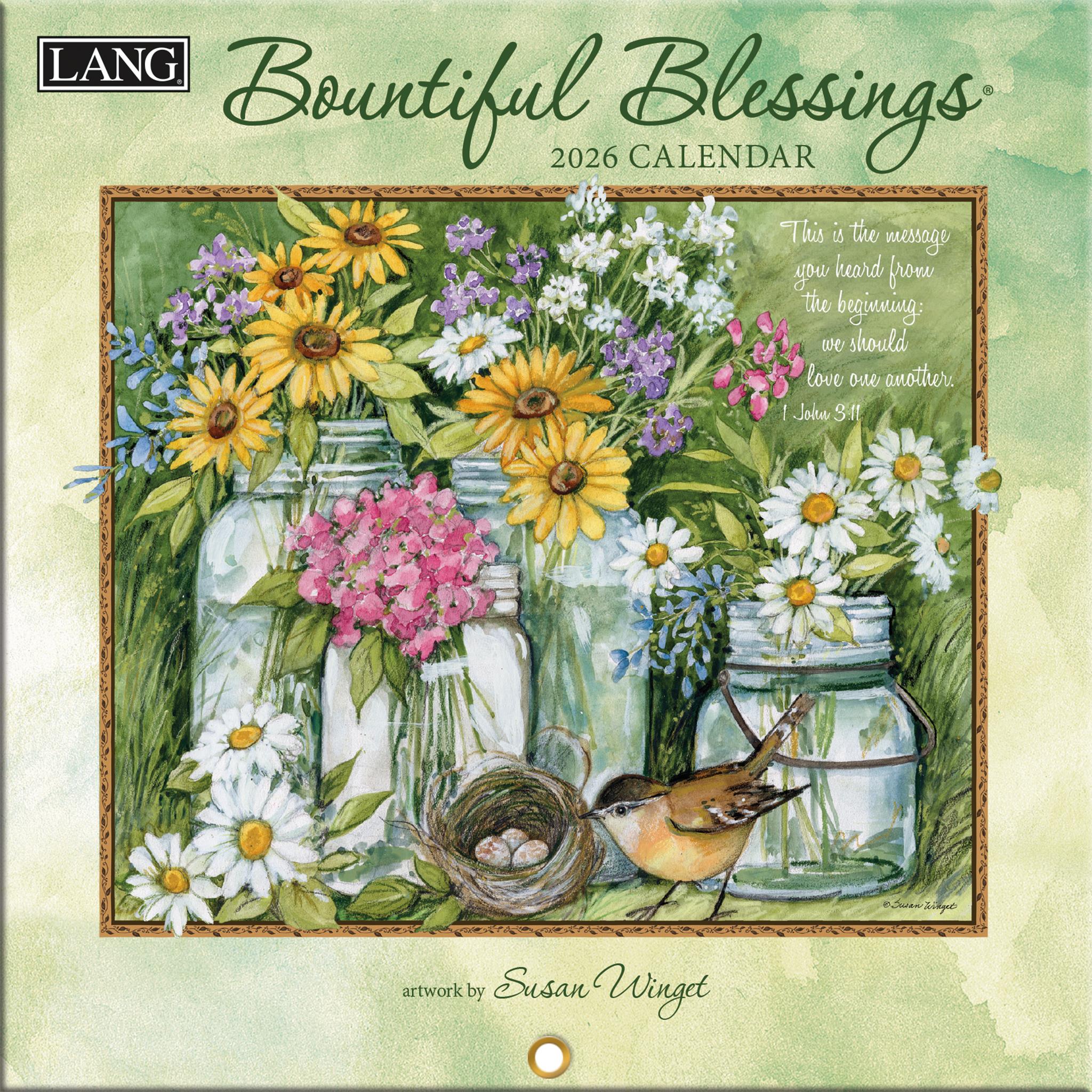 Mini-calendrier 2026 « Bénédictions abondantes »