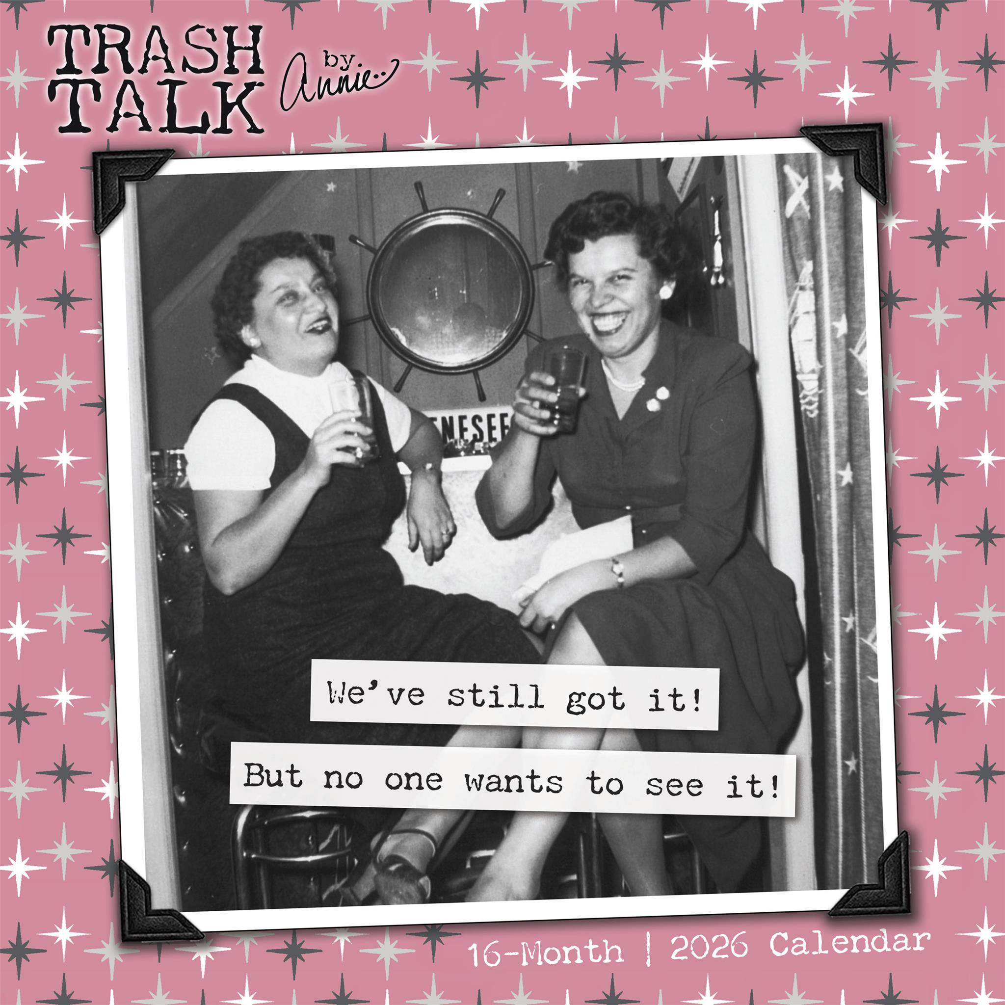 Calendrier mural Trash Talk by Annie 2026 - Disponible uniquement en ligne