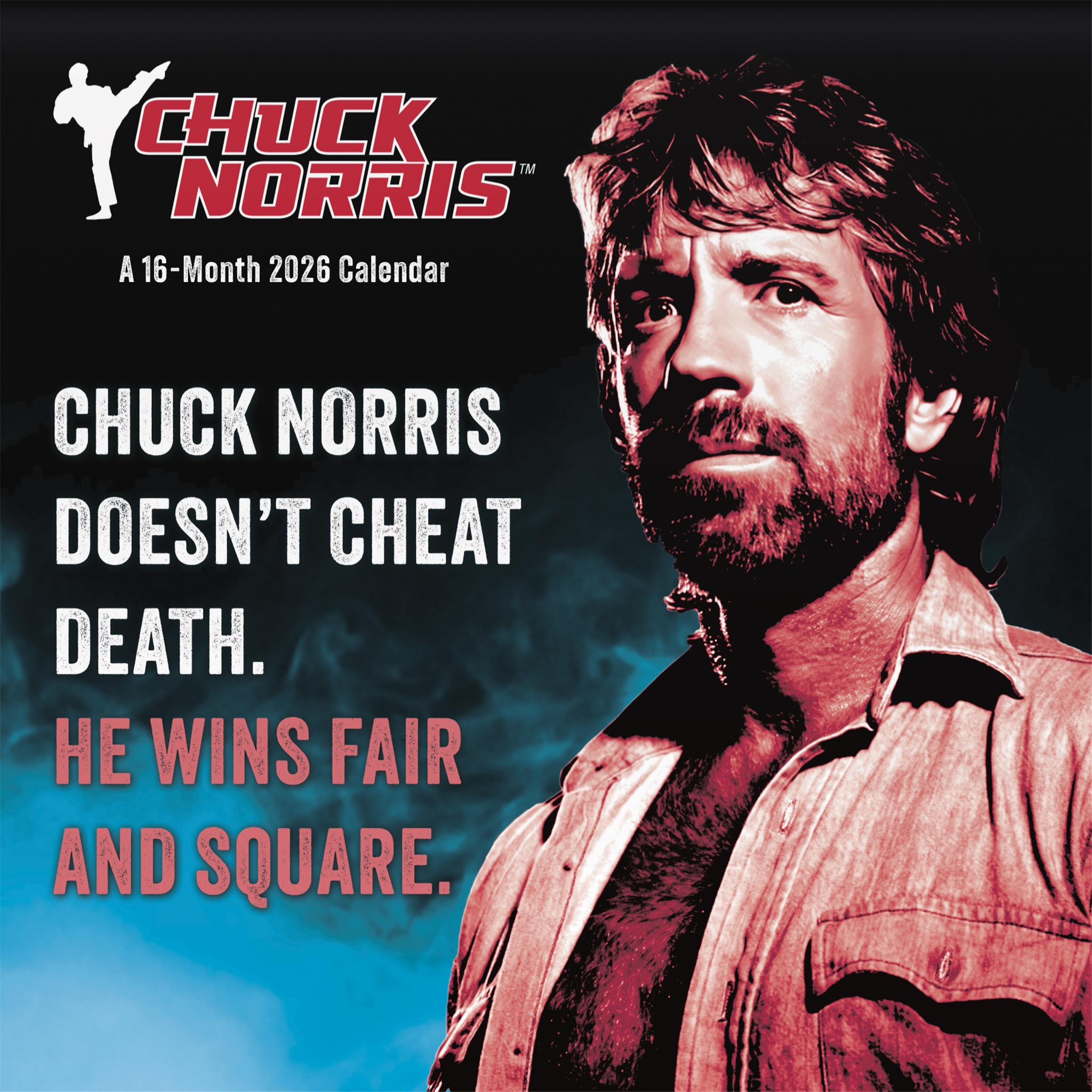 Calendrier mural Chuck Norris 2026
