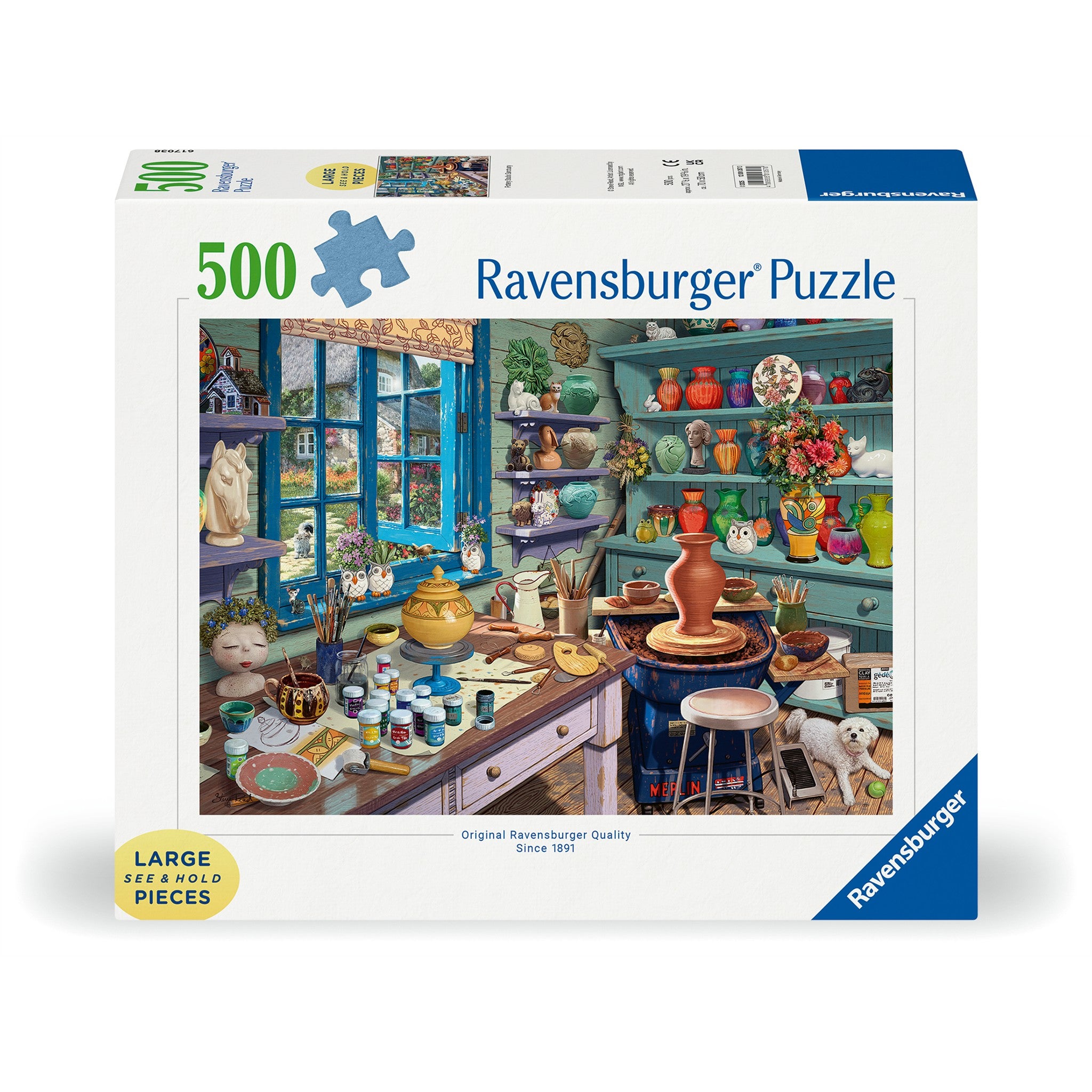 Puzzle grand format de 500 pièces Pottery Studio Sanctuary