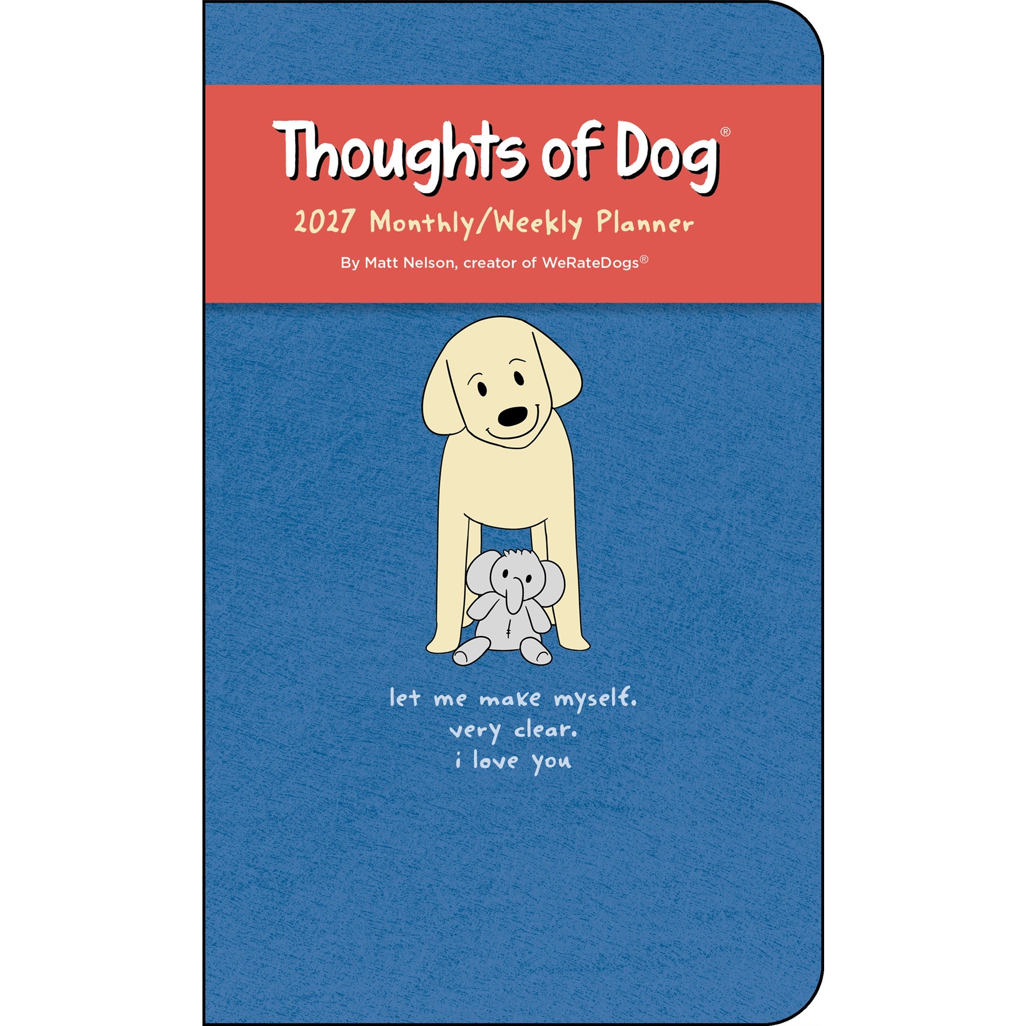 Thoughts of Dog 2027 Engagement Calendar