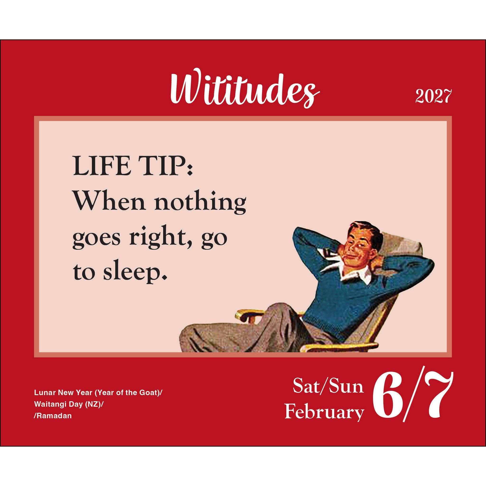 Wititudes 2027 Box Calendar