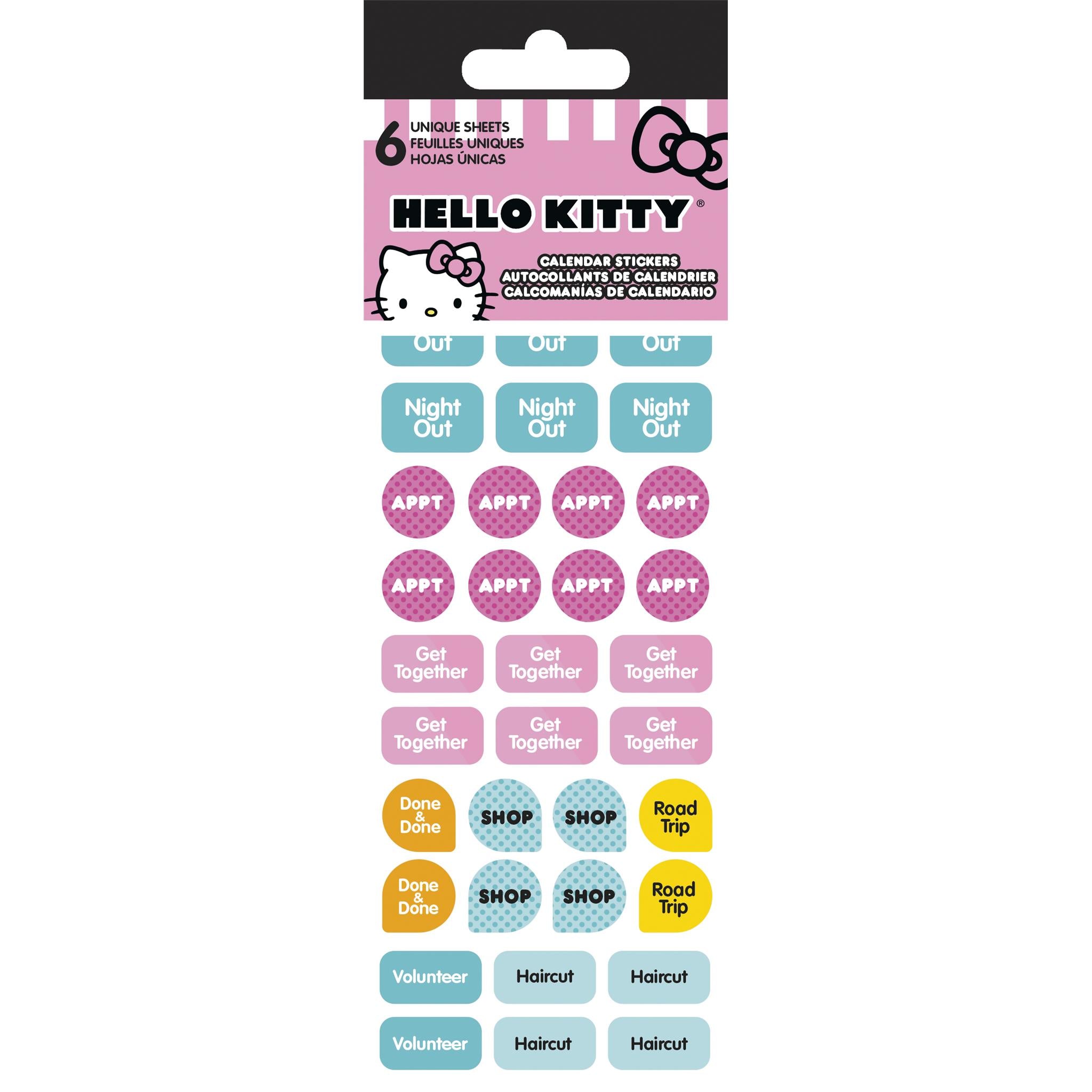 Autocollant Hello Kitty pour rappel