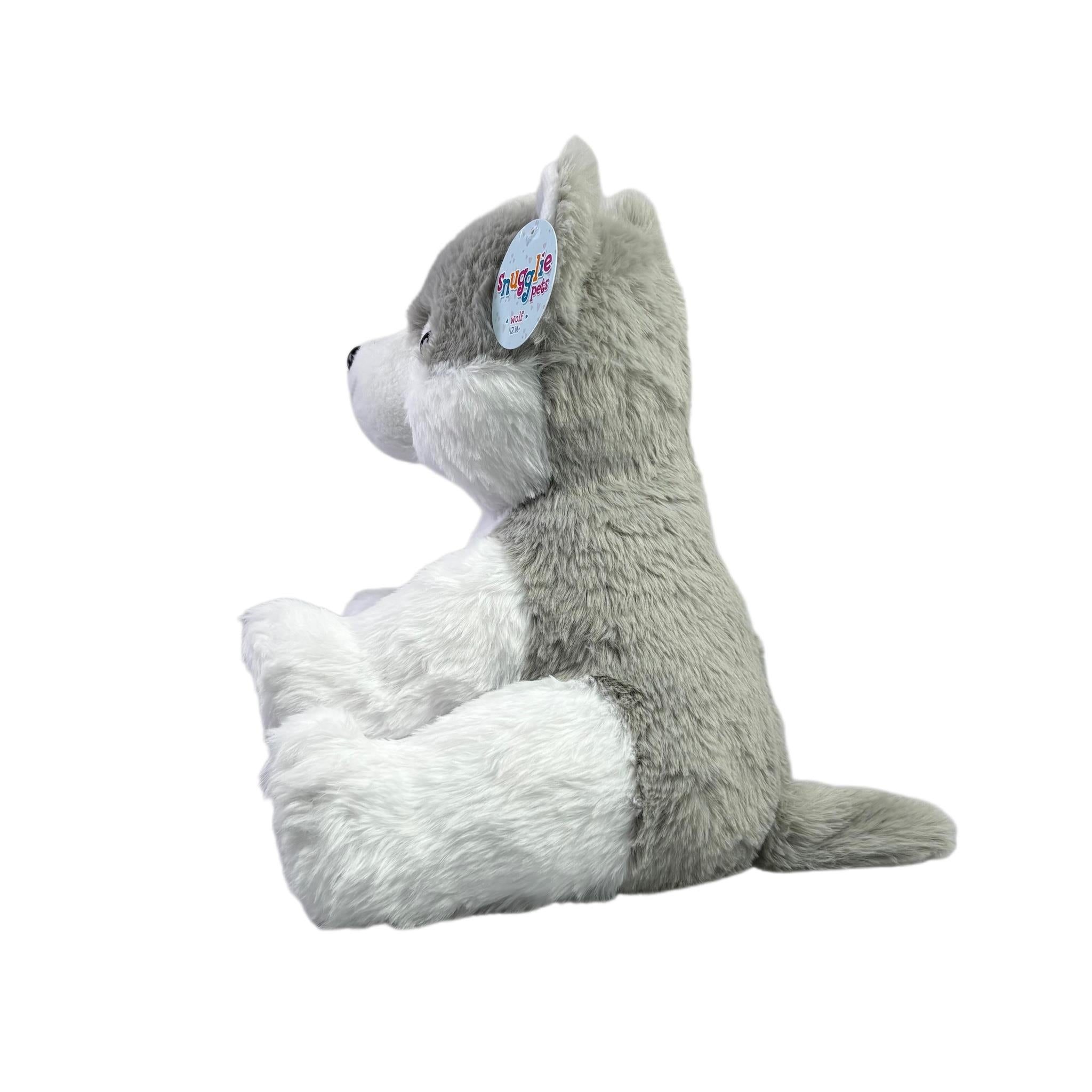 Loup en peluche de 30 cm