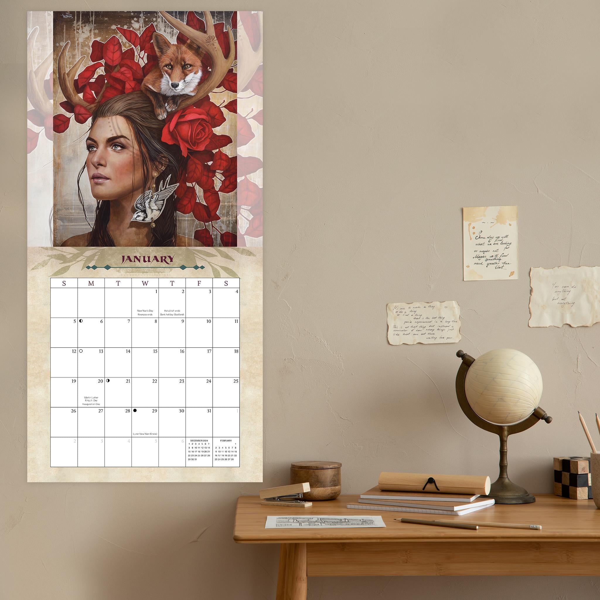 Calendrier mural Wild Woman Rising 2026