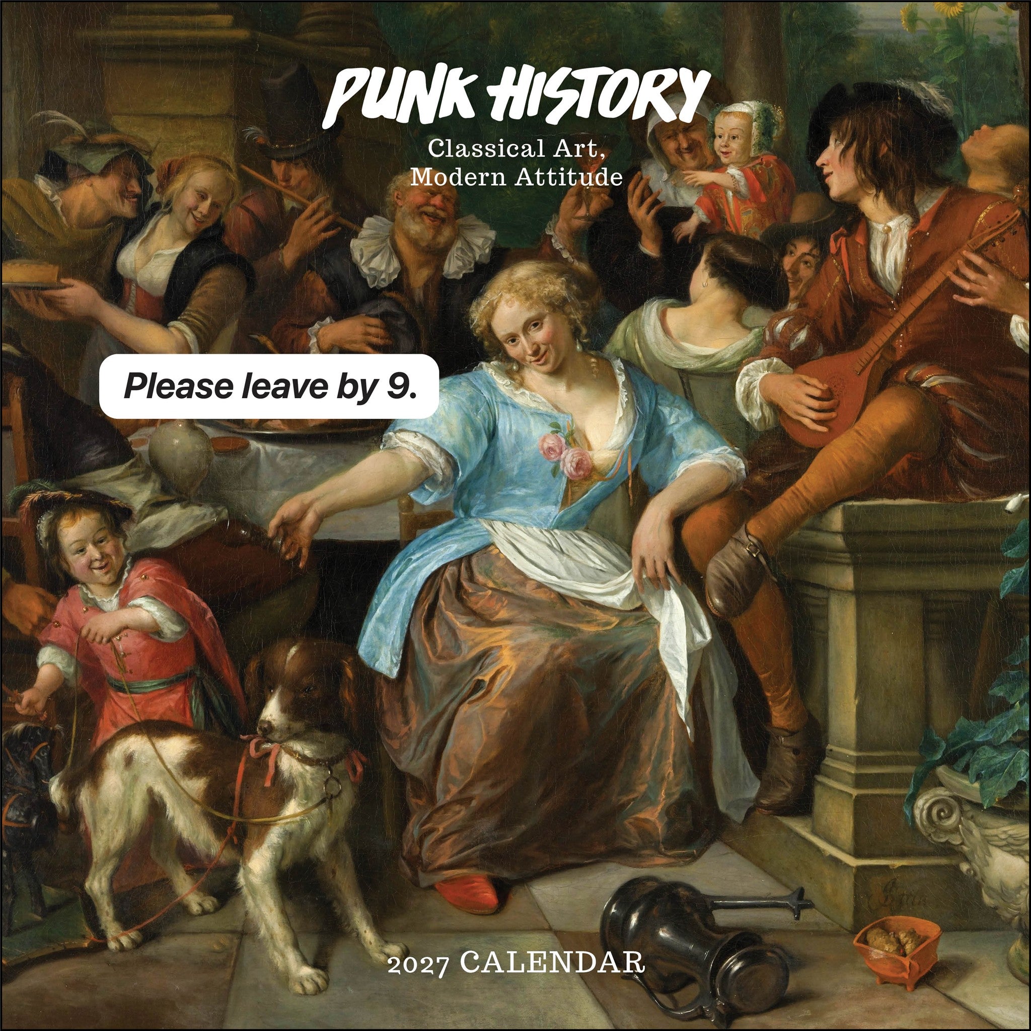 Calendrier mural Histoire du punk 2027 – En ligne seulement