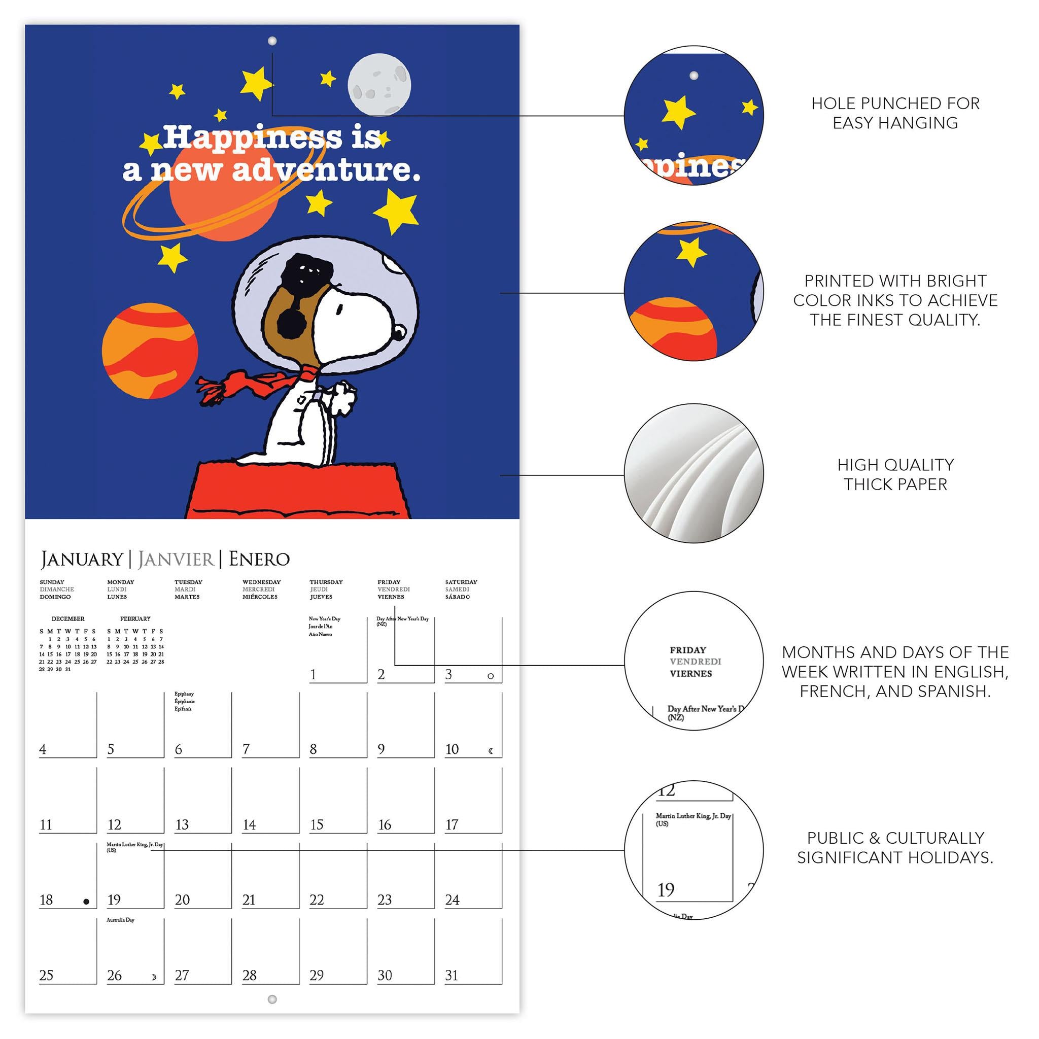 Peanuts 2026 Mini Calendar - Online Only