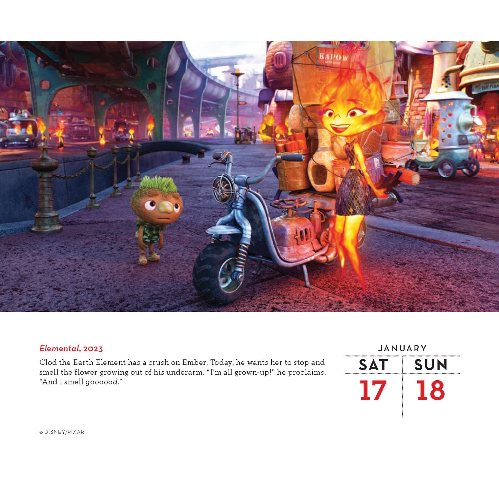 Calendrier Disney Une année d'animation 2026