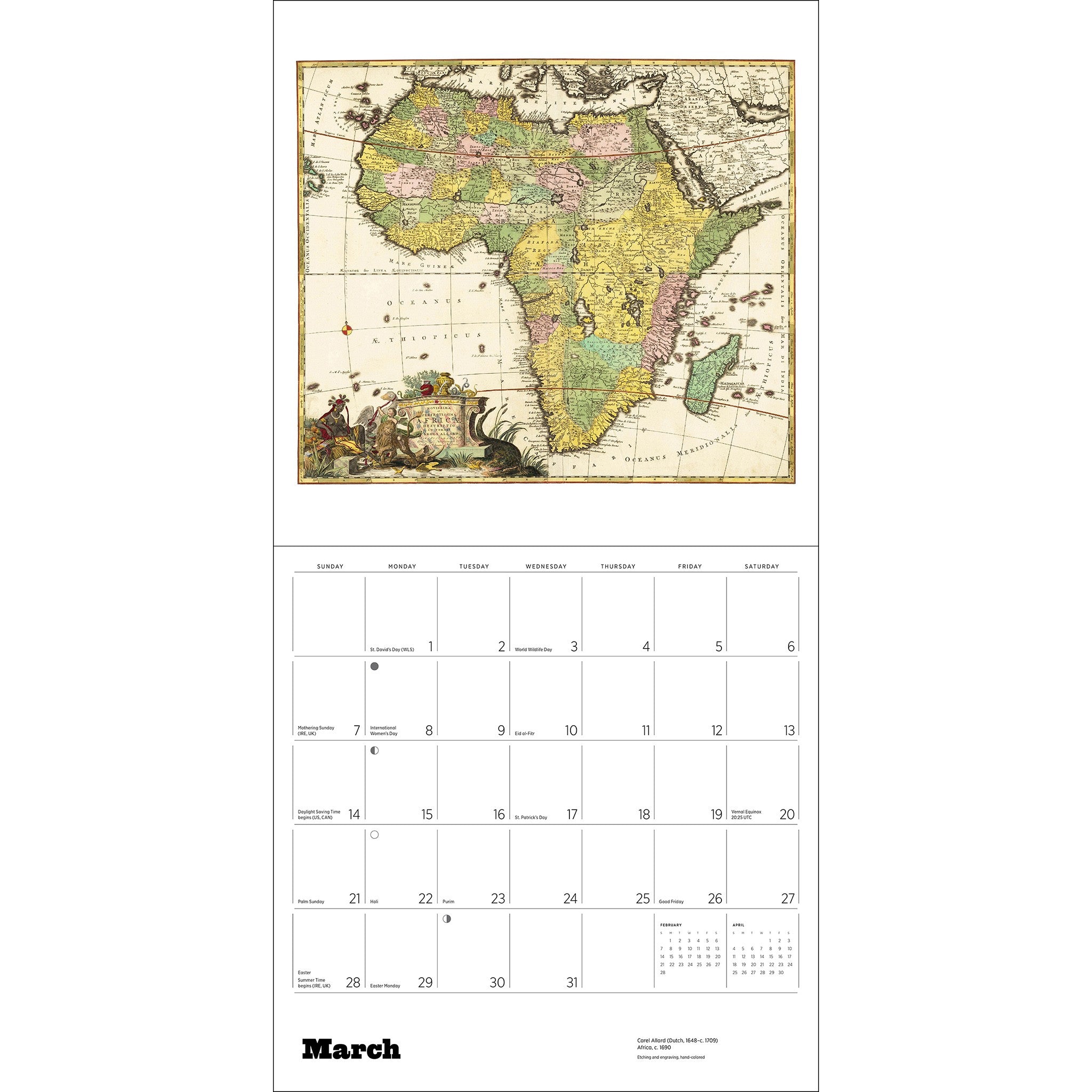 Antique Maps 2027 Wall Calendar
