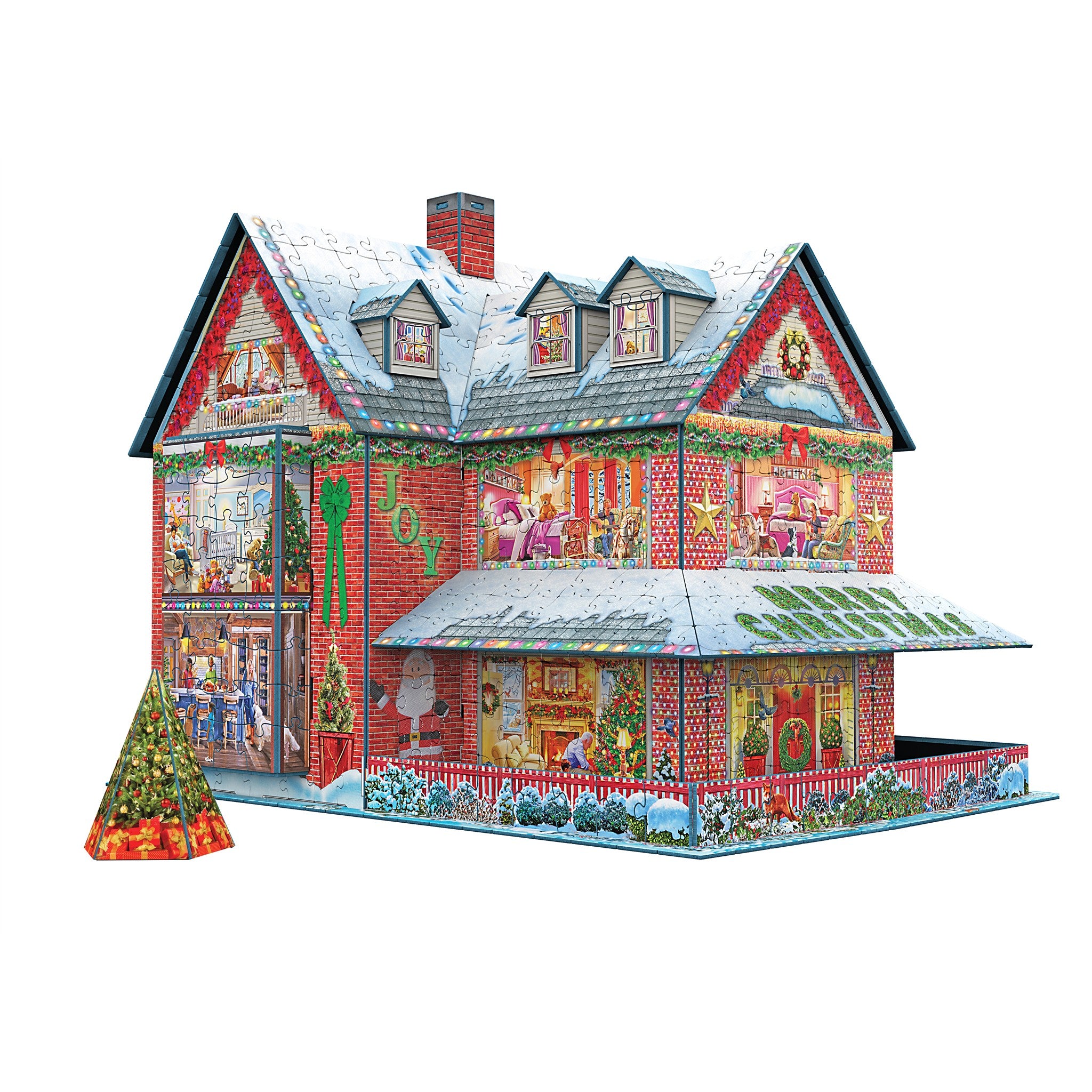 Puzzle 3D Maison de Noël 1100 pièces
