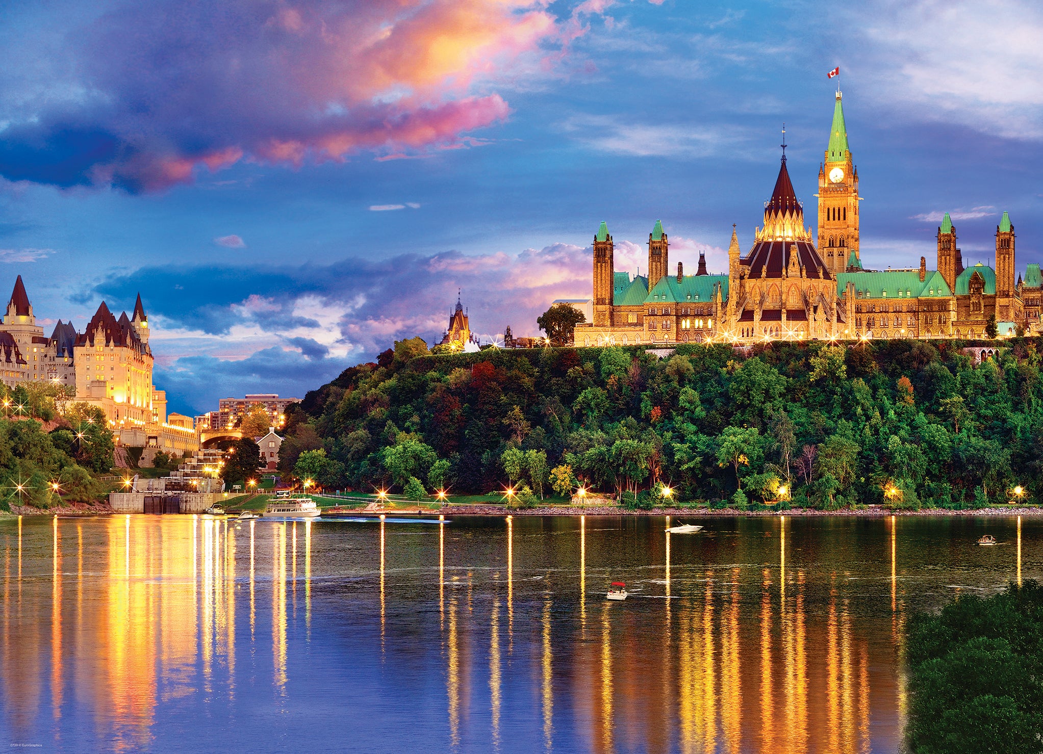 Ottawa Parliament Hill 1000 Piece Puzzle - Online Only