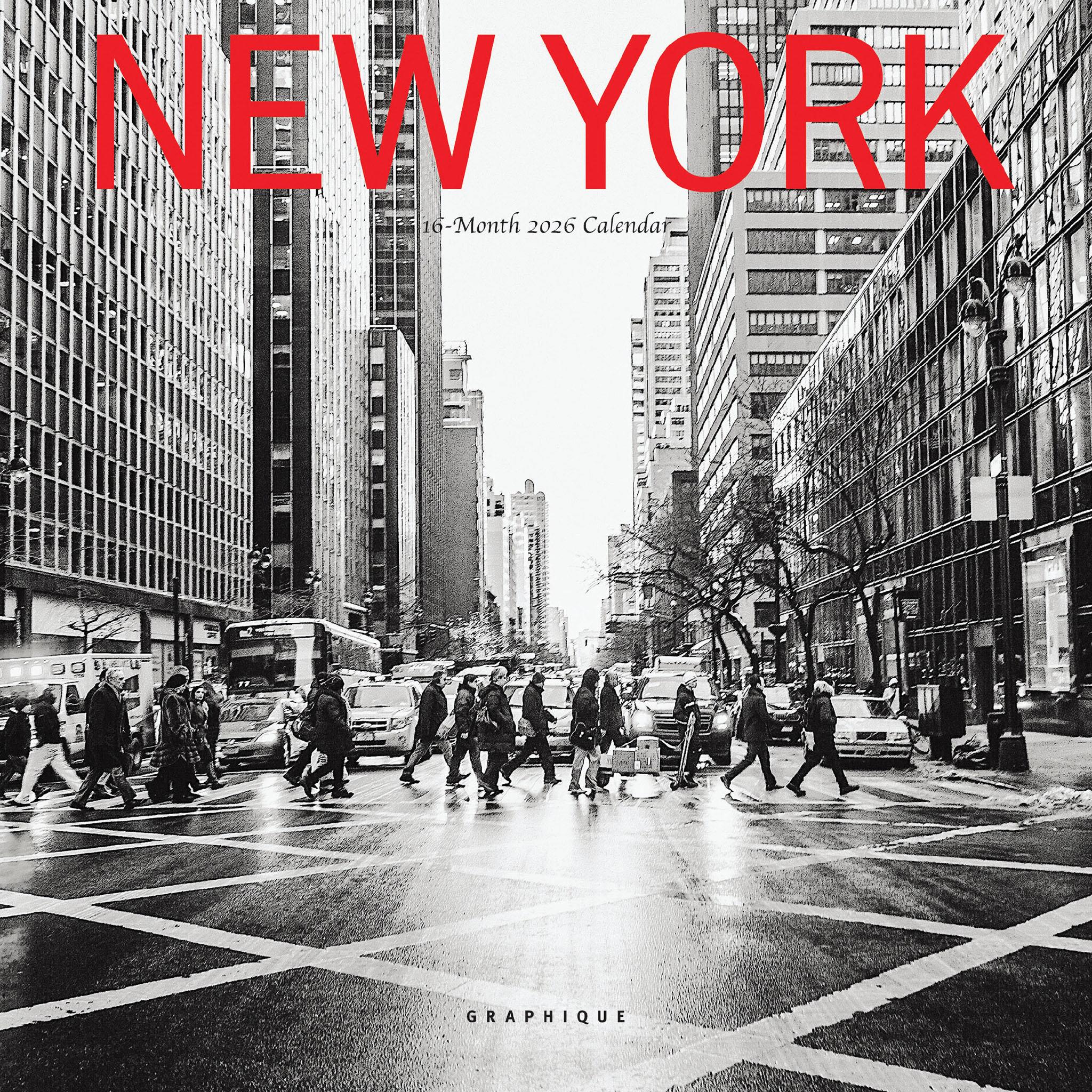 Mini-calendrier de New York 2026