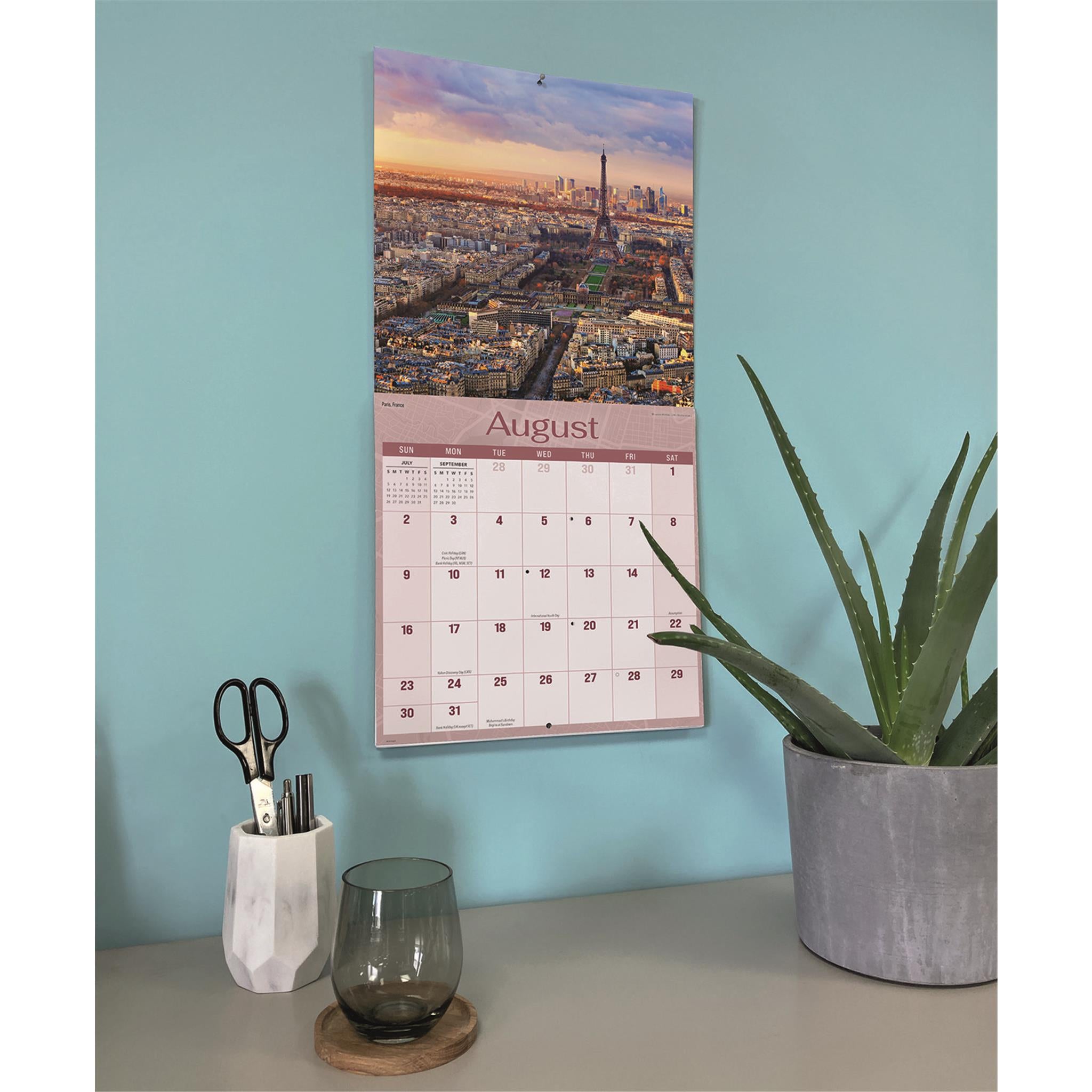 City Skylines 2026 Wall Calendar