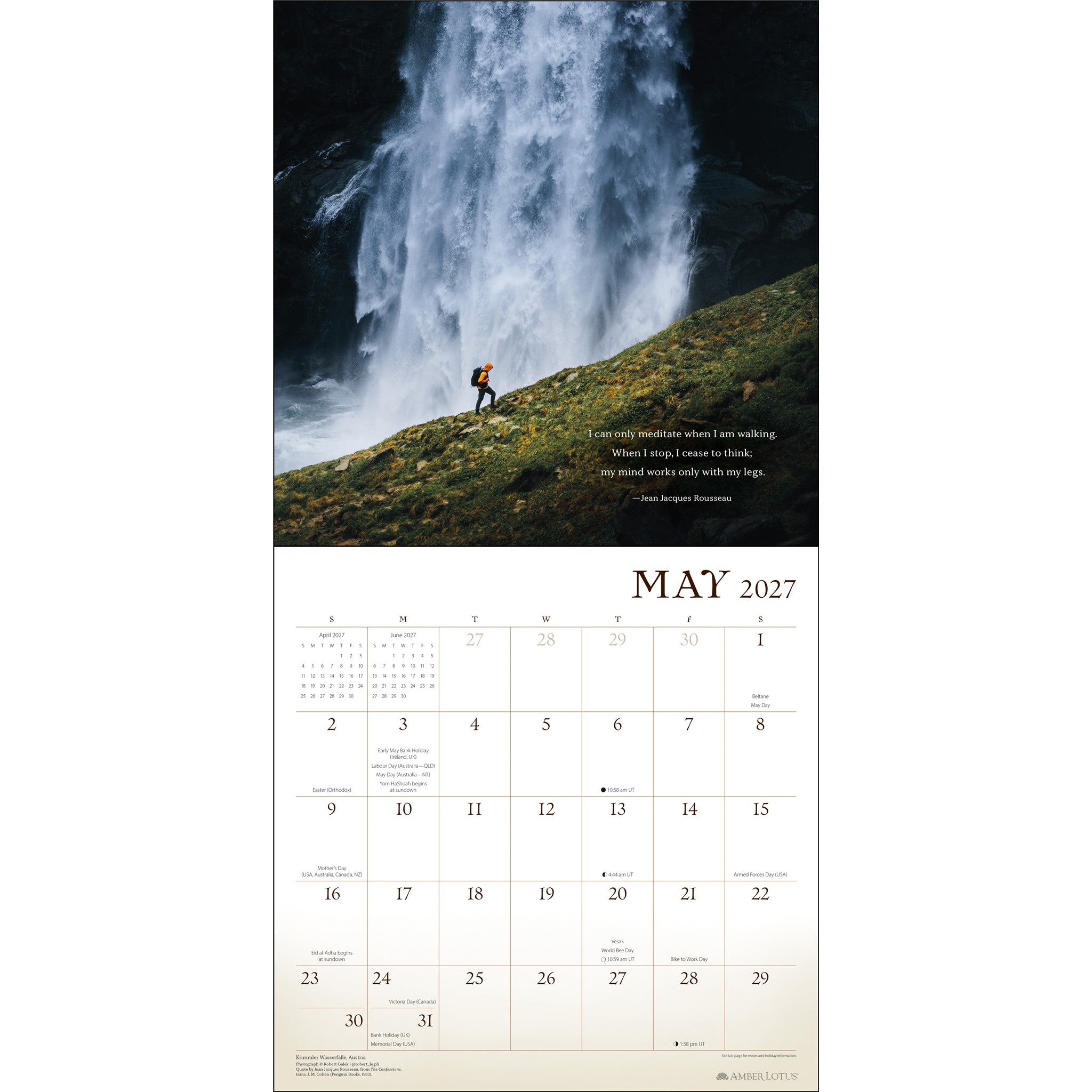 Wanderlust 2027 Wall Calendar