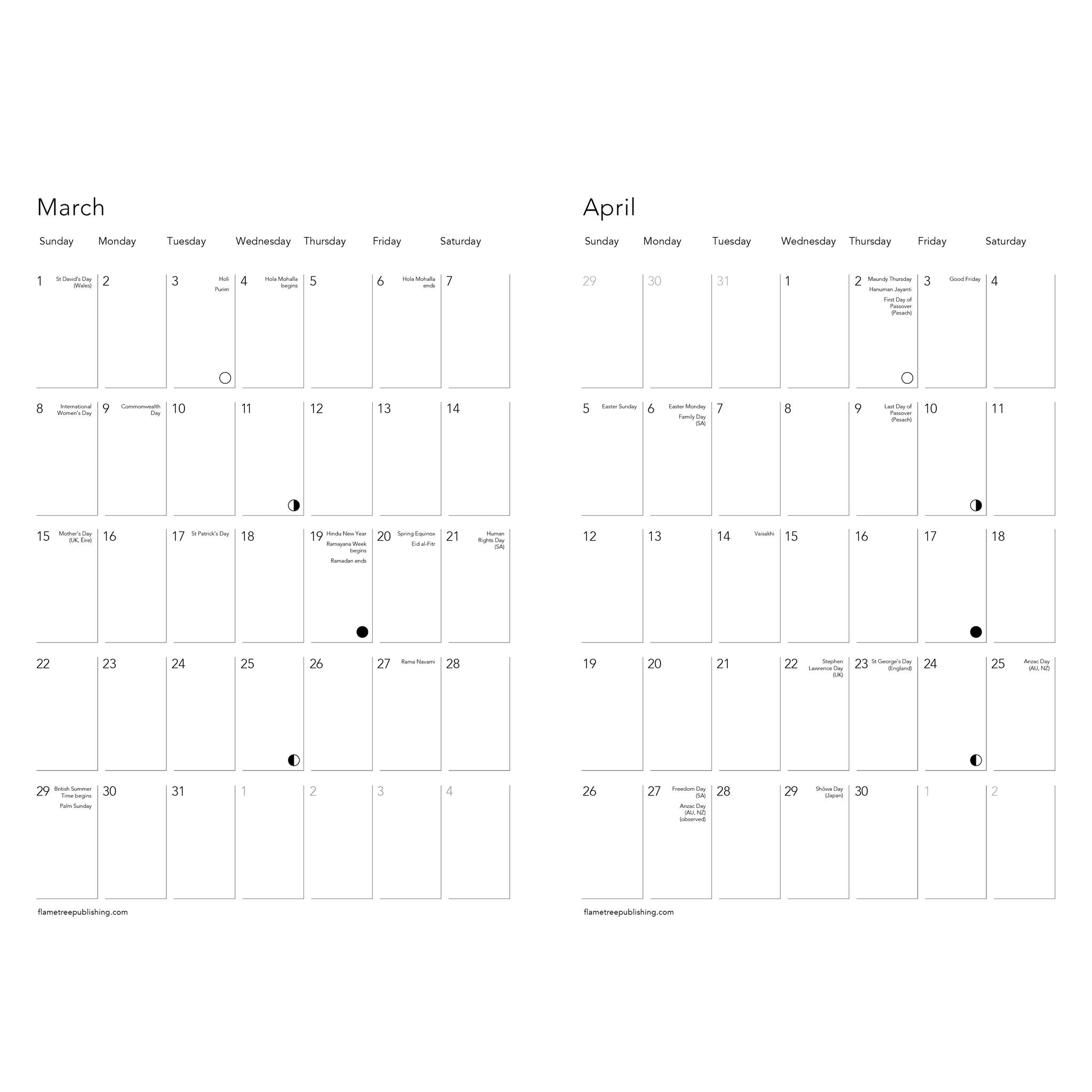 Katsushika Hokusai: The Great Wave 2026 Engagement Calendar