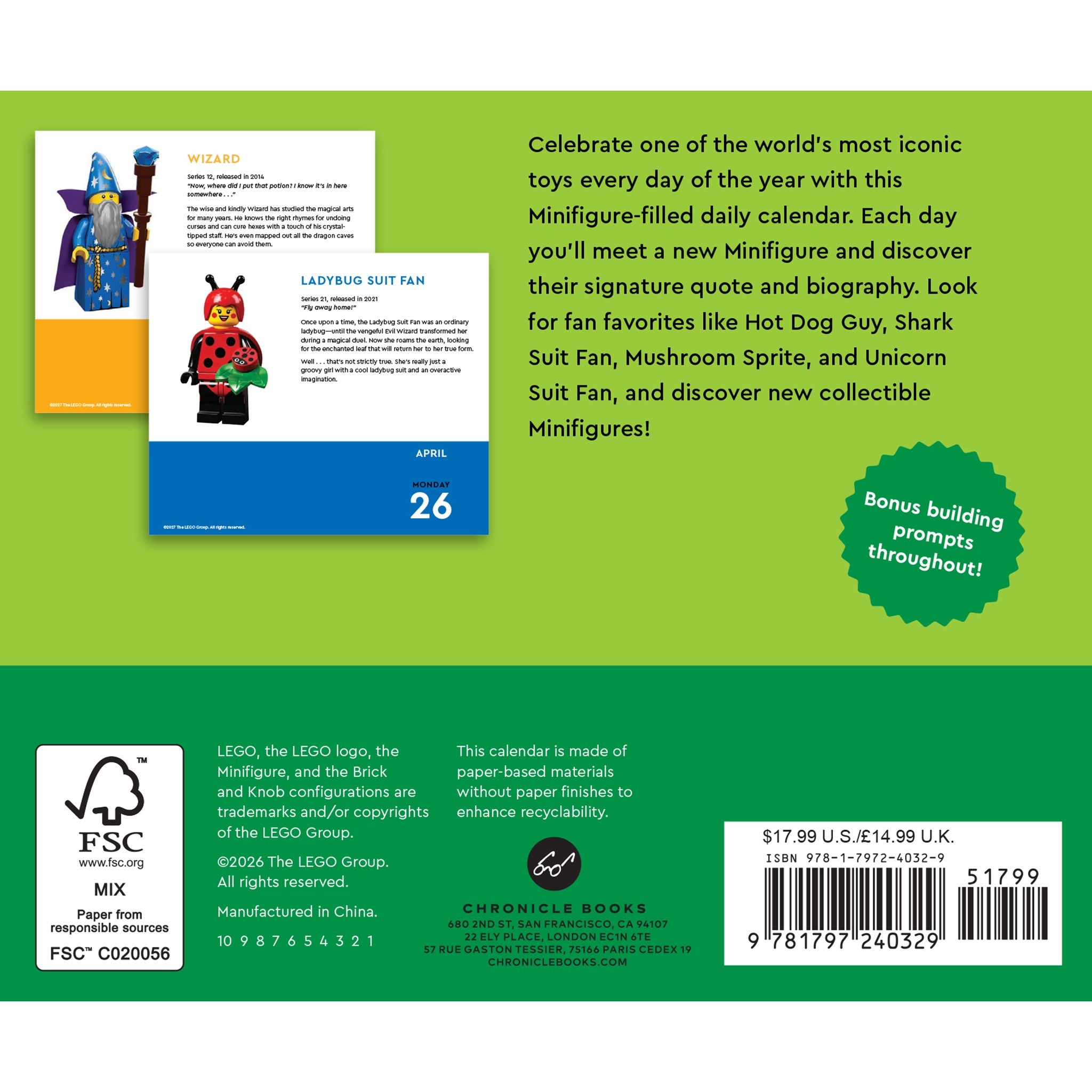 LEGO Minifigure a Day 2027 Box Calendar