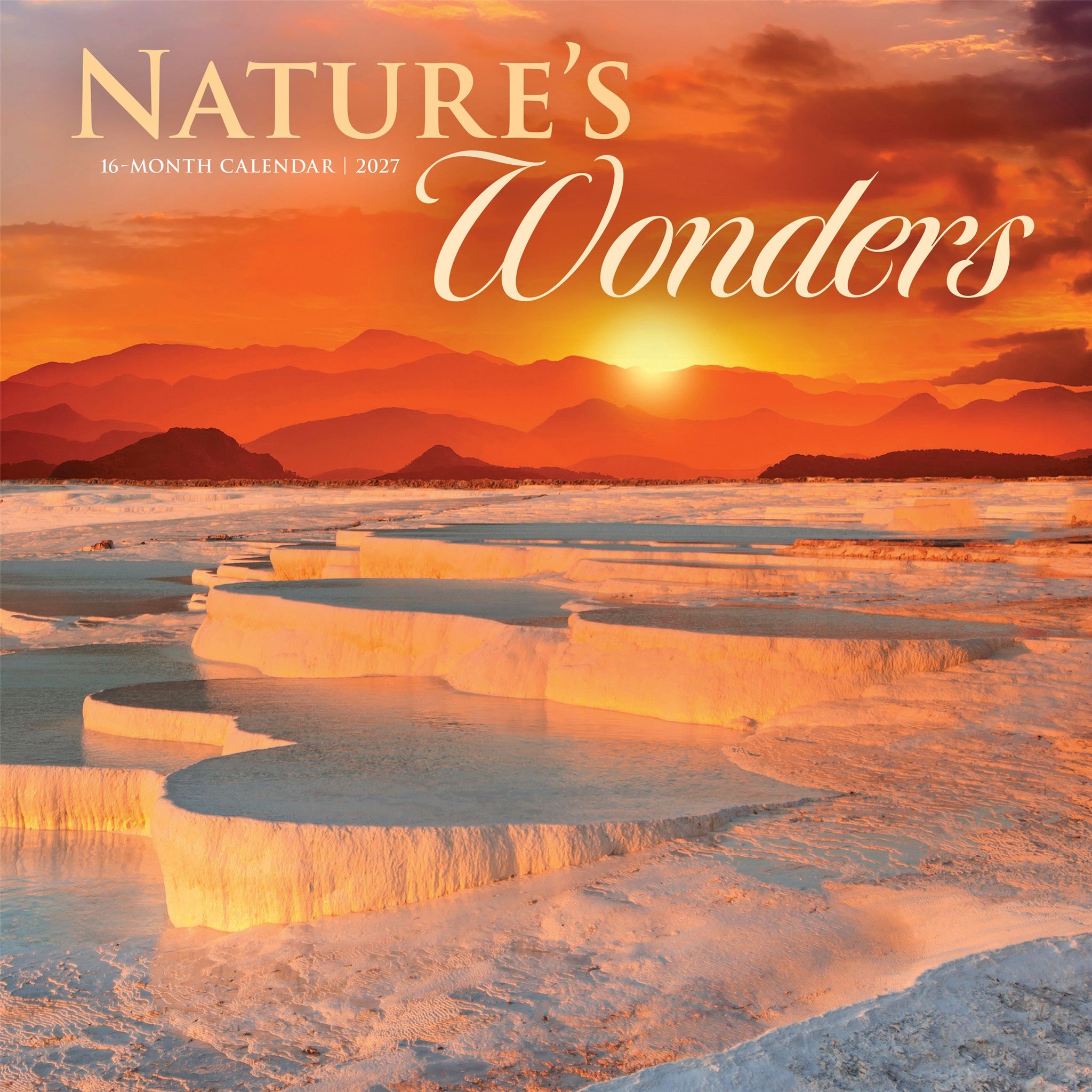Calendrier mural Merveilles de la nature 2027