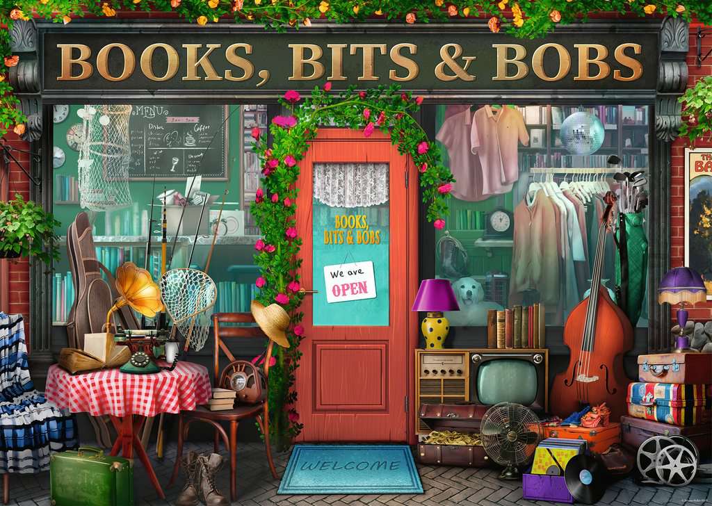 Books Bits and Bobs 1000 Piece Puzzle