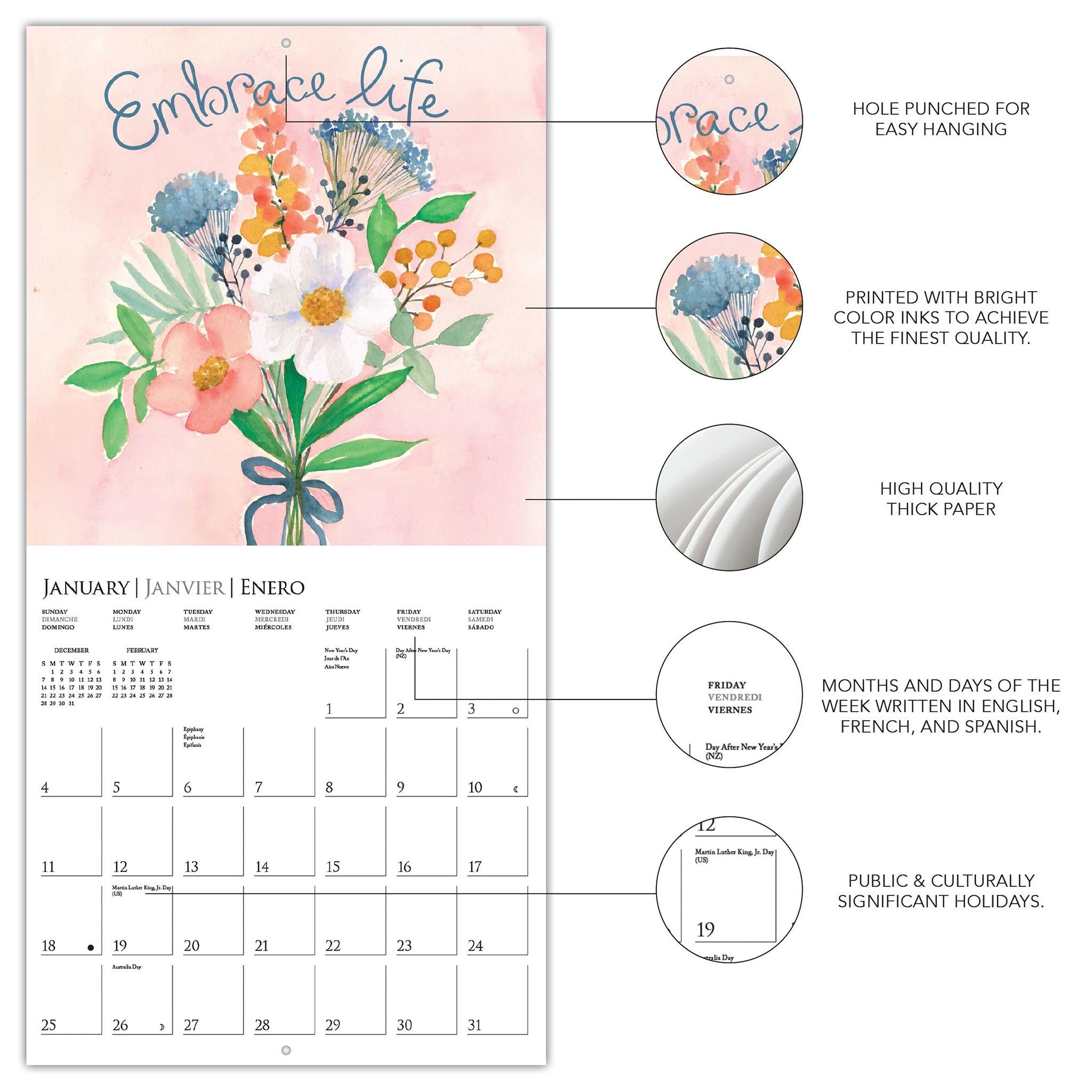 Live Love Laugh 2026 Wall Calendar