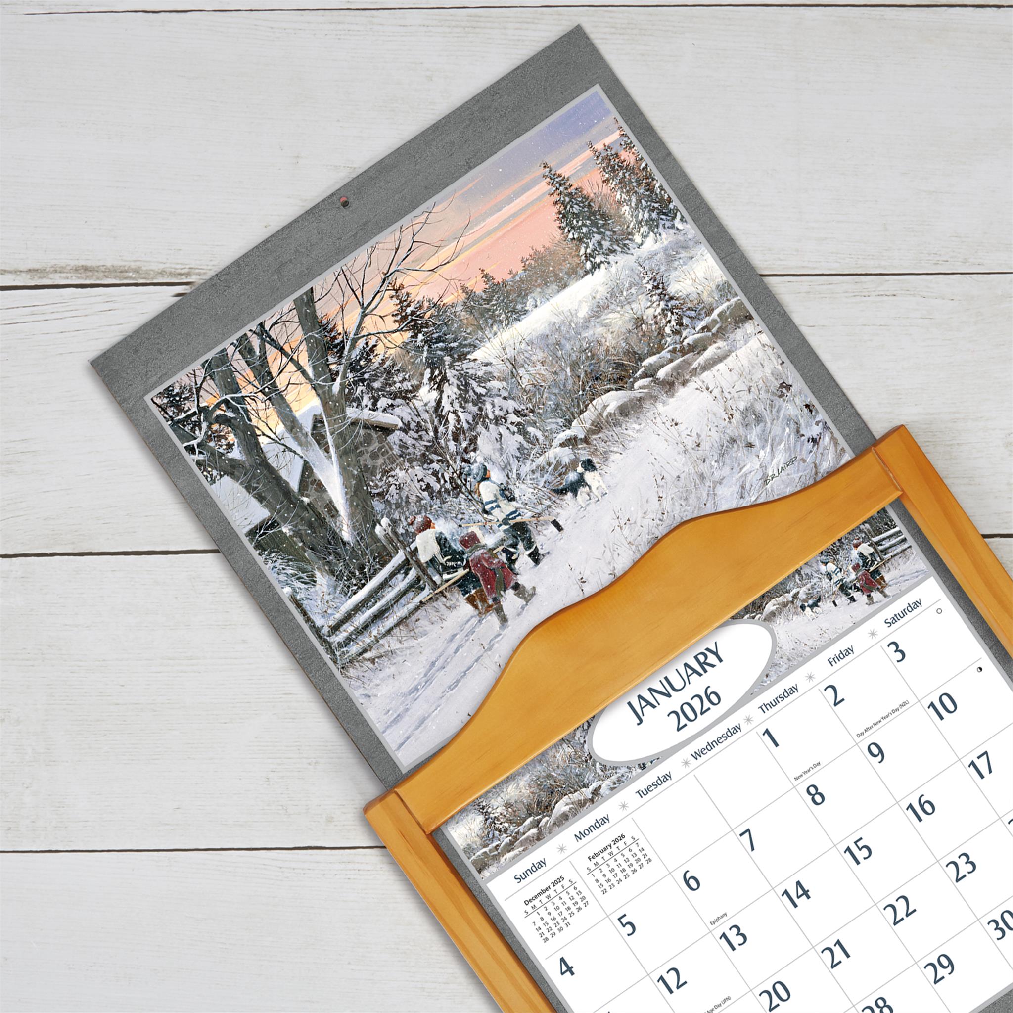 Hockey Hockey Hockey 2026 Deluxe Wall Calendar