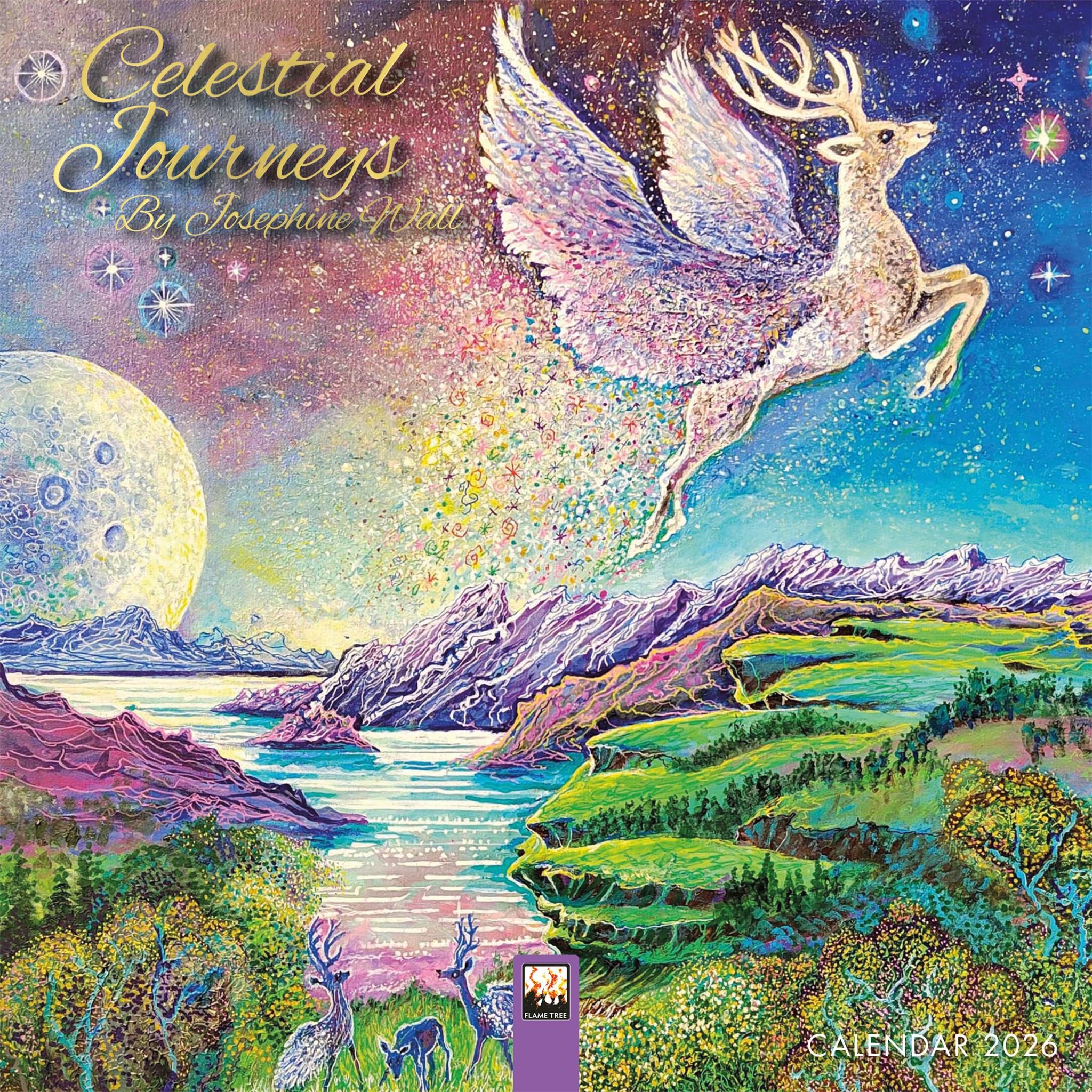 Voyages Célestes par Josephine Wall Mini-calendrier 2026