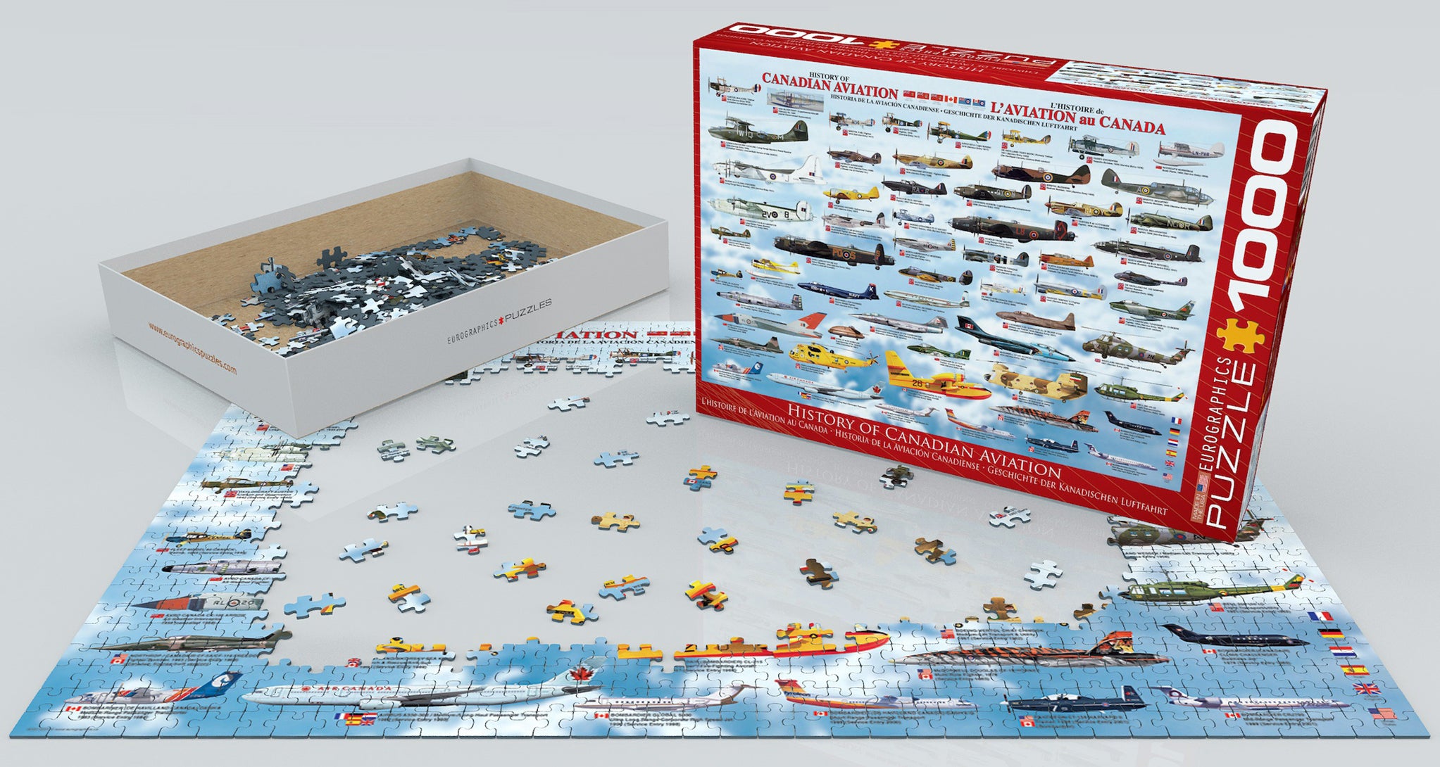 History of Canadian Aviation 1000 Piece Puzzle - Online Only