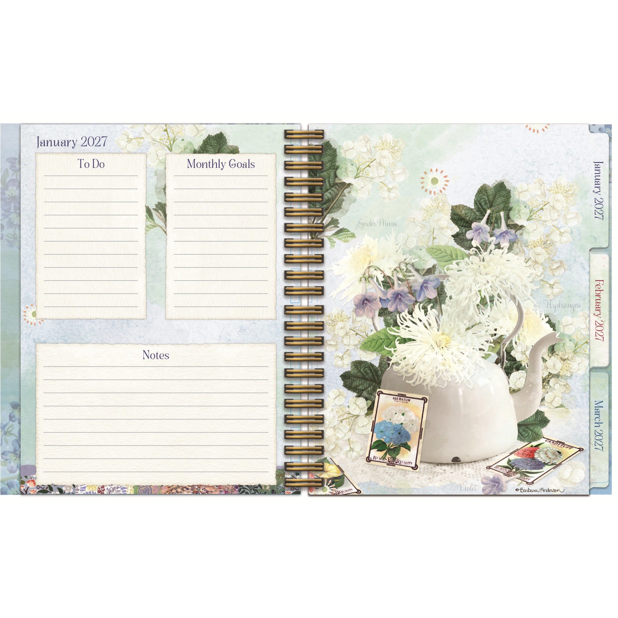 Calendrier perpétuel Jardin Botanique 2027