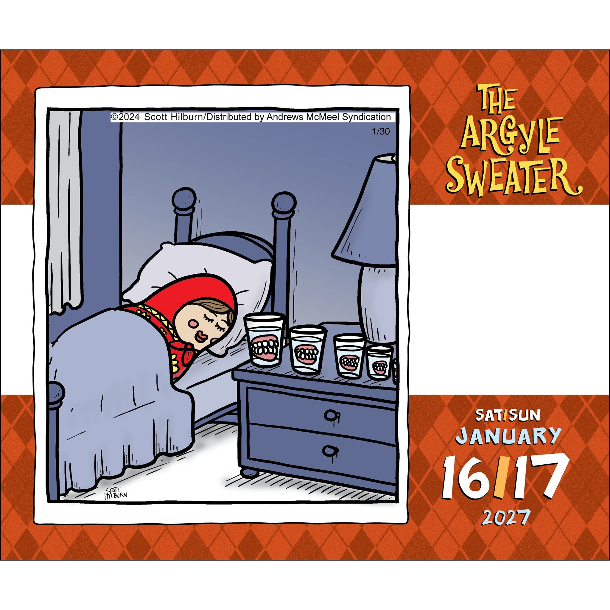 Argyle Sweater 2027 Box Calendar