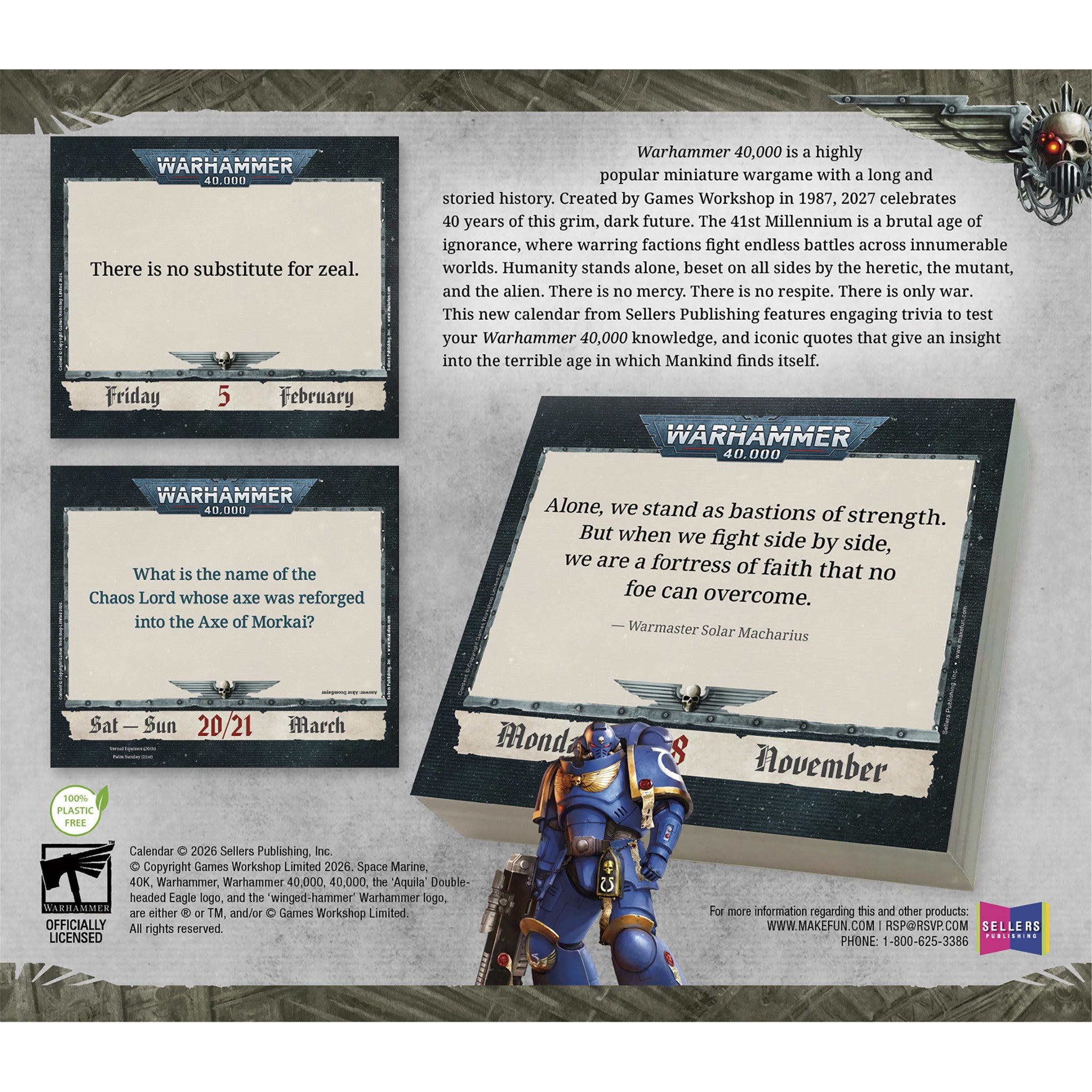 Warhammer 40,000 2027 Box Calendar