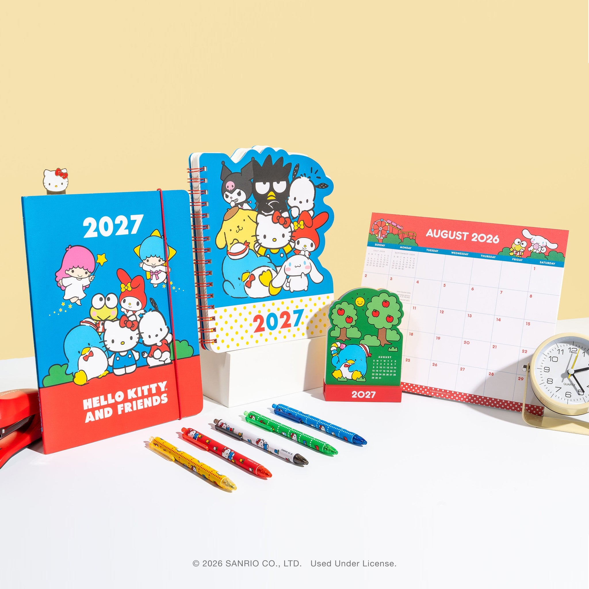 Hello Kitty and Friends Retro Die-Cut 2026-2027 Engagement Calendar
