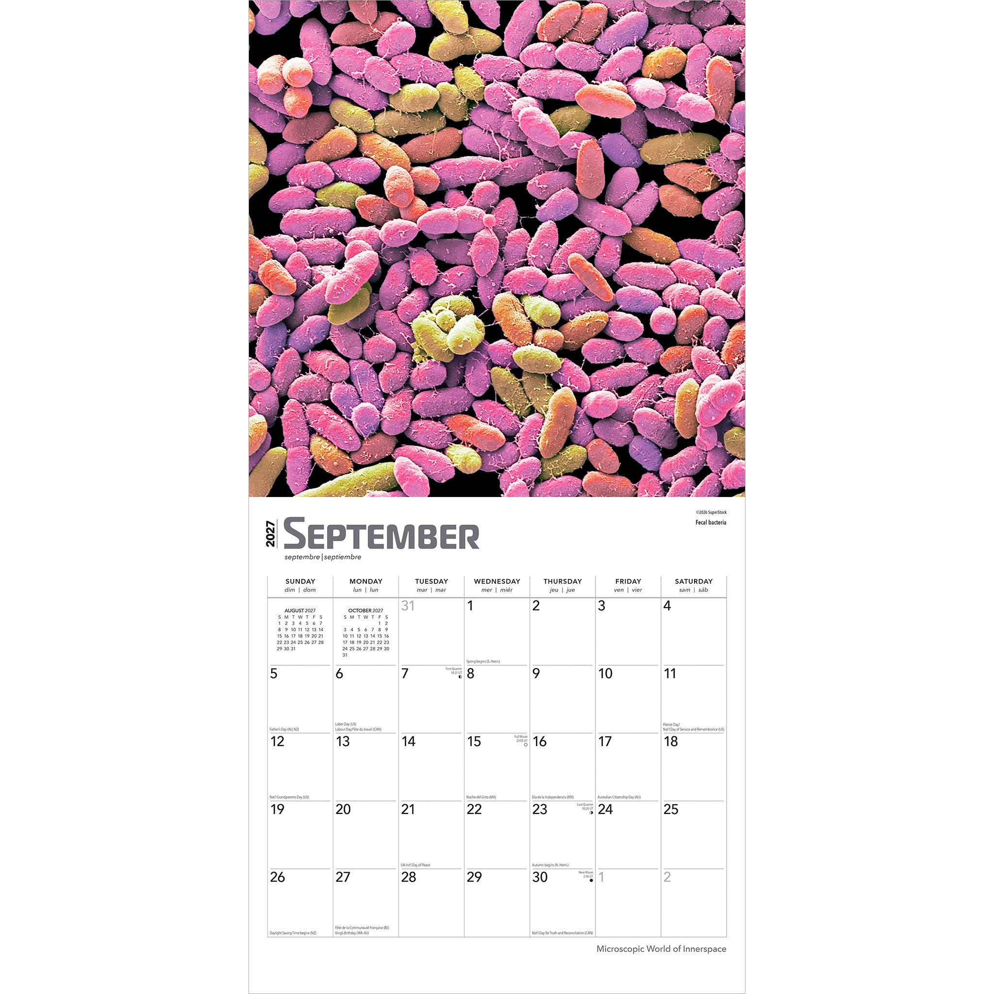 Innerspace 2027 Wall Calendar