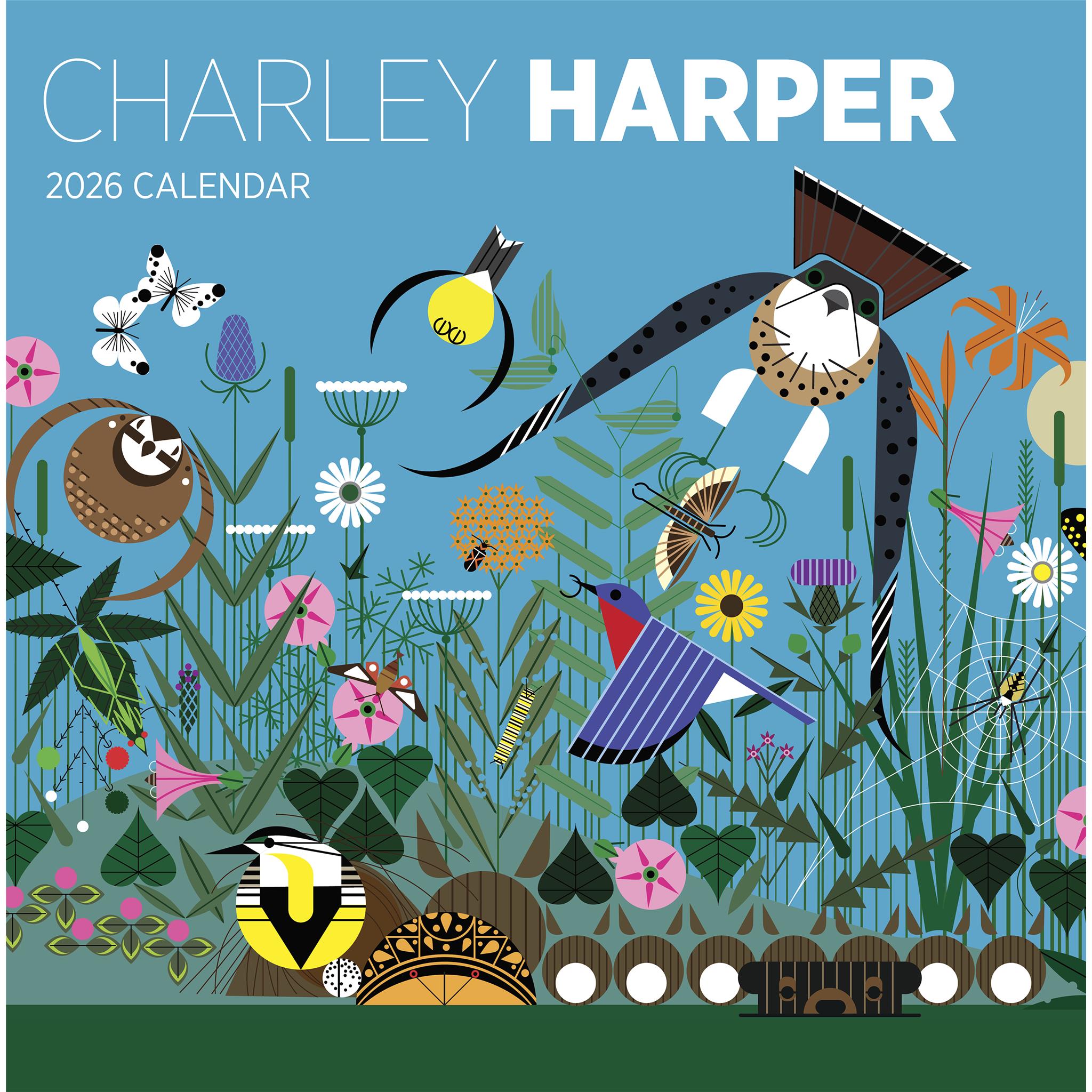 Calendrier mural Charley Harper 2026