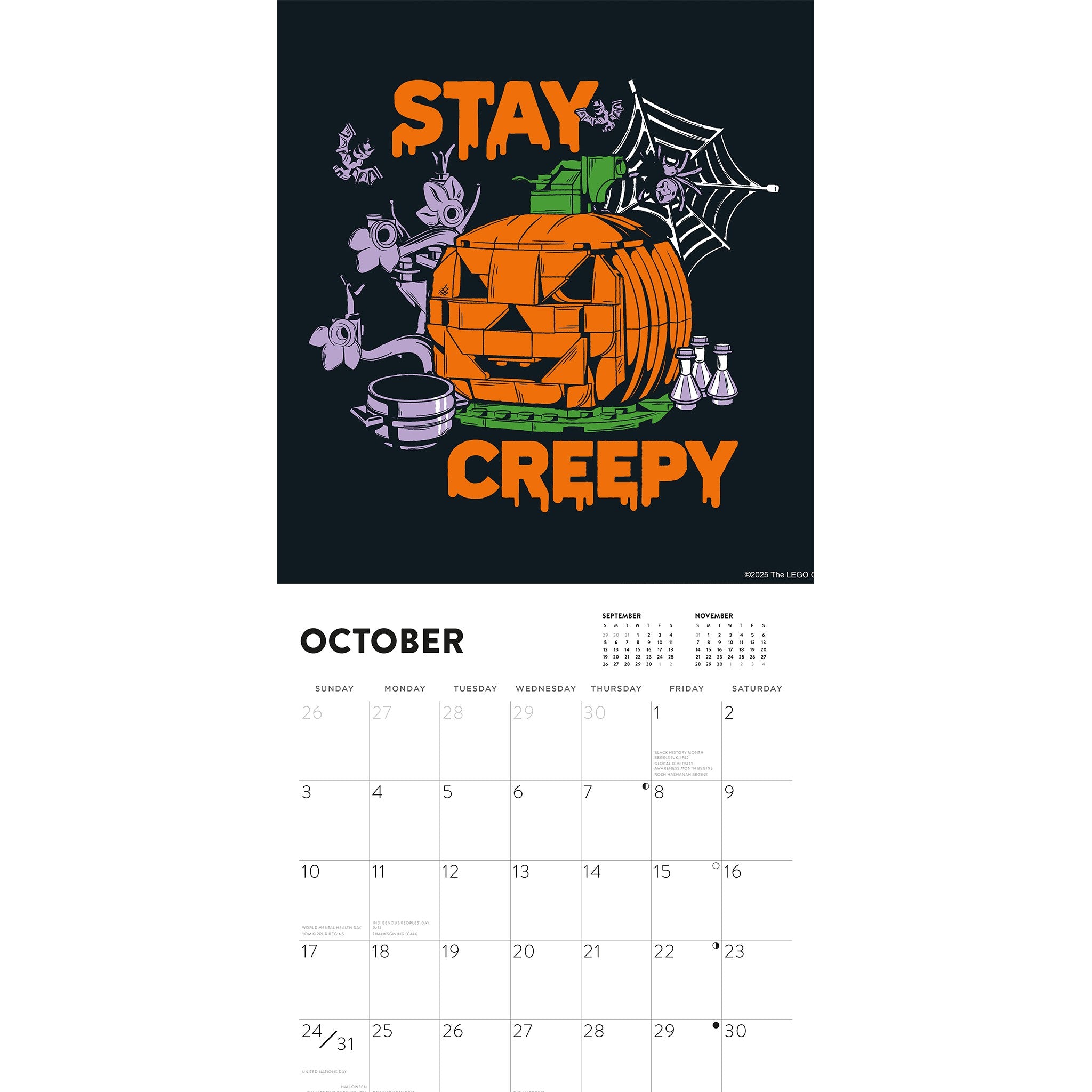 LEGO 2027 Wall Calendar